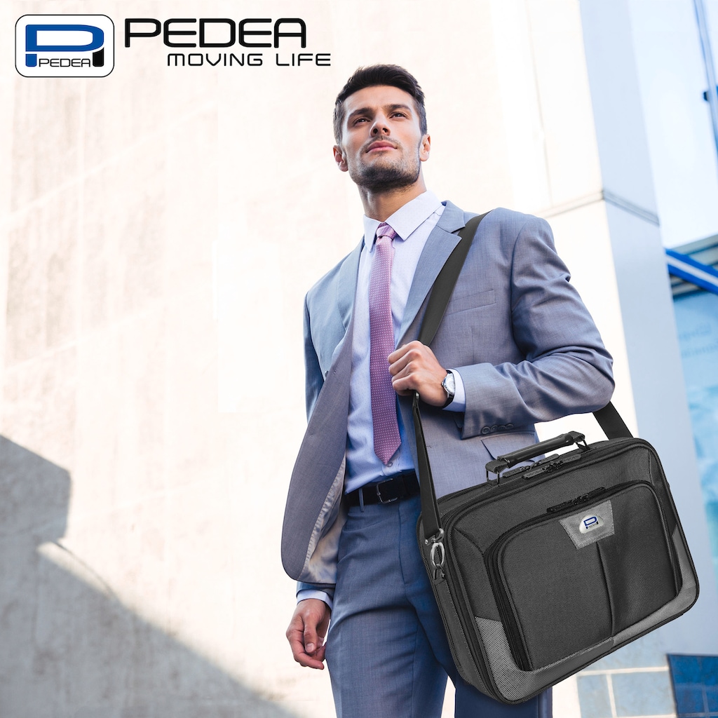 PEDEA Laptoptasche »Premium 15,6 (39,6cm)«, wasserabweisend, gepolstert, stabiler Schutzrahmen