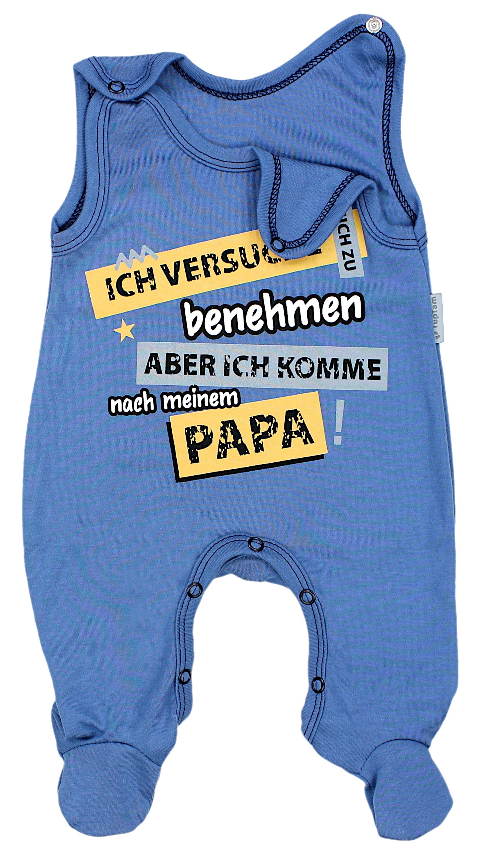 TupTam Strampler »Strampler Unisex Baby Strampler mit Spruch«