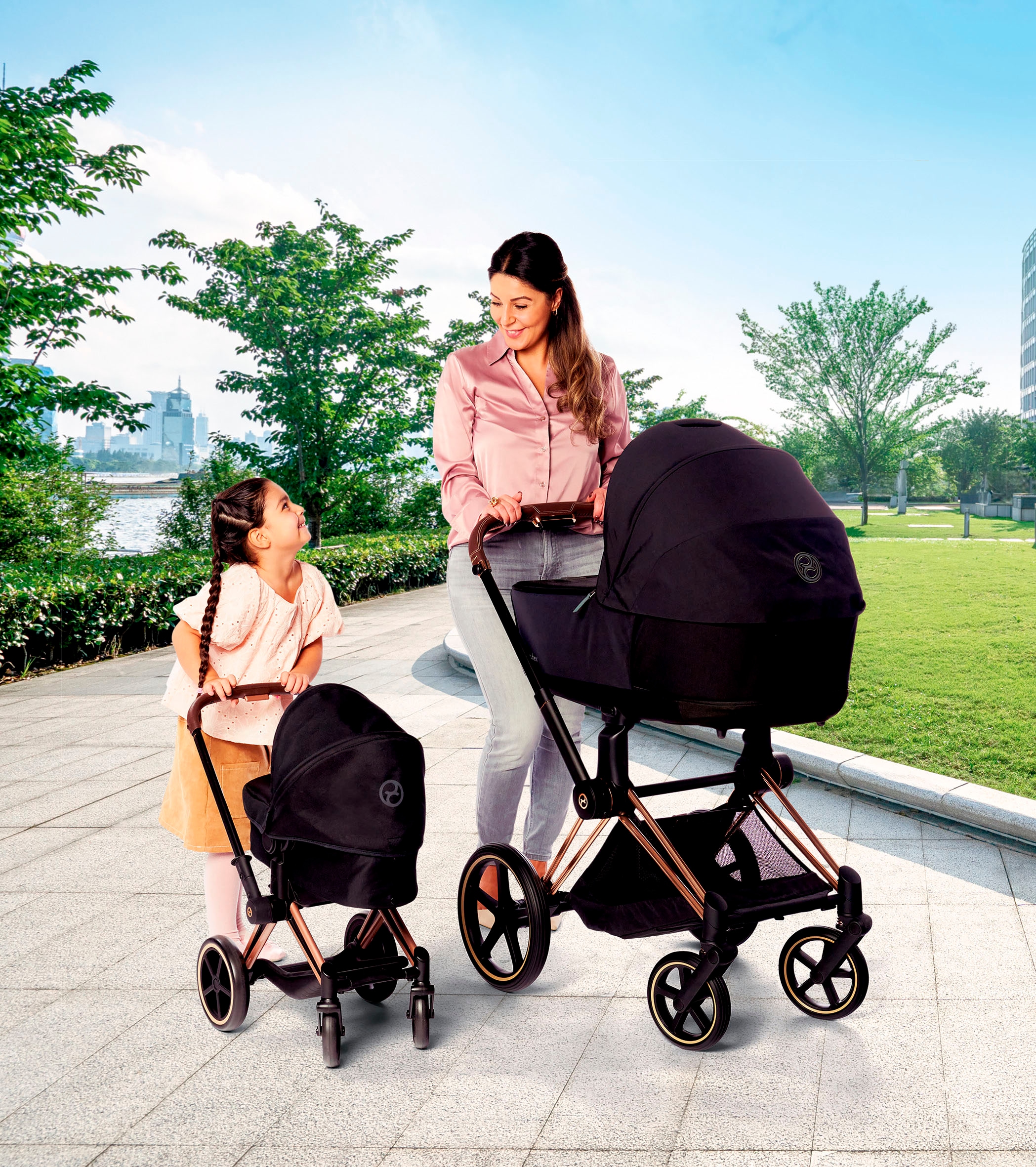 Corolle® Kombi-Puppenwagen »Mon Premier Poupon, 36-42cm Cybex«