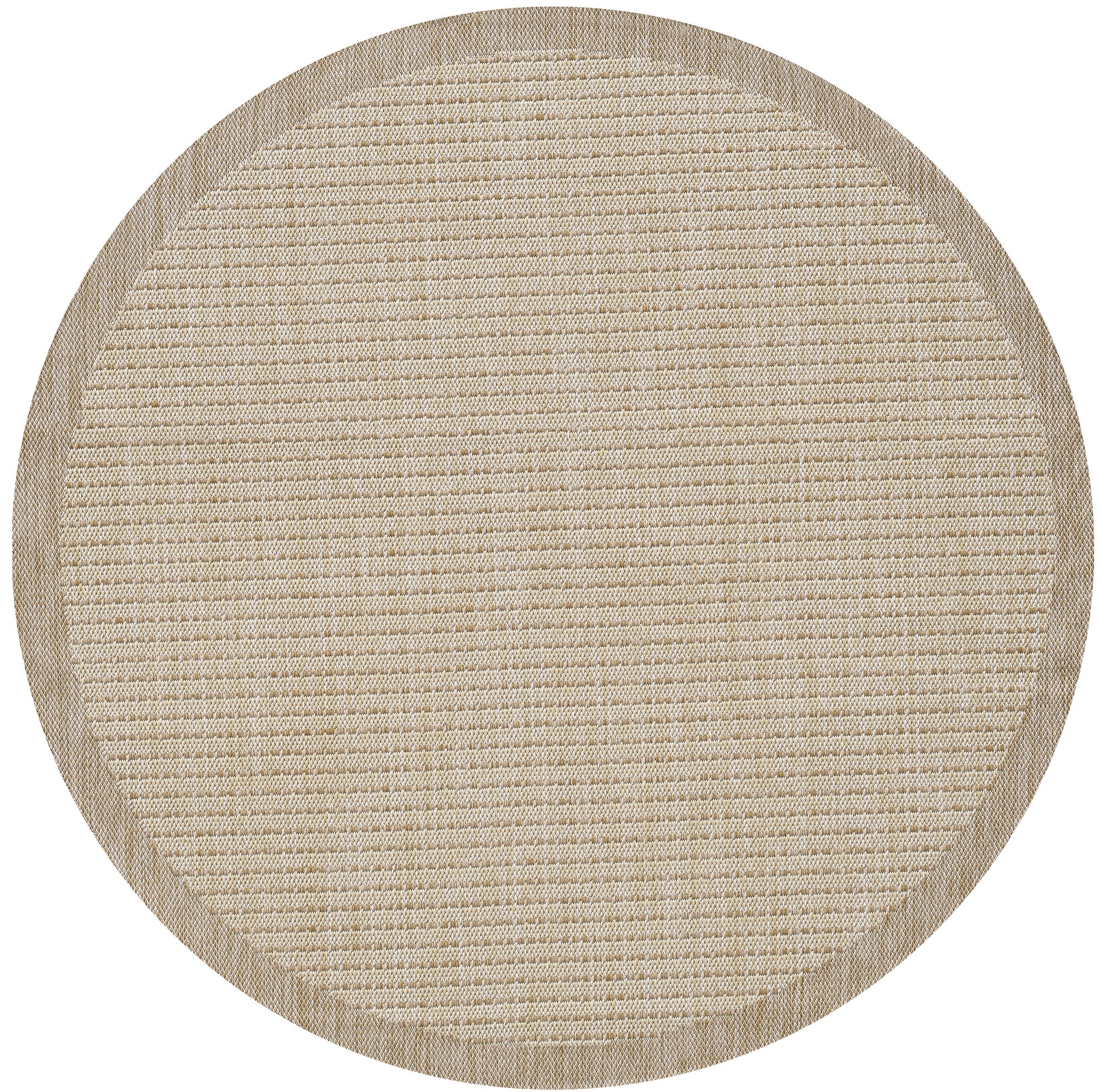 Ayyildiz Teppiche Outdoorteppich »GIZA 1410«, rund, 3 mm Höhe, In- und Outdoor, Wetterfest, Wasserabweisend, robust
