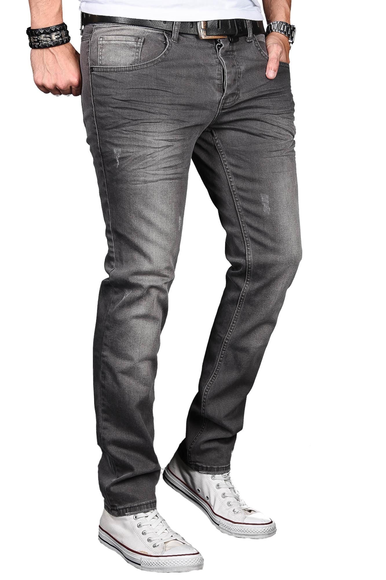 Alessandro Salvarini Slim-fit-Jeans »ASLuca«, Stretch mit Elasthan