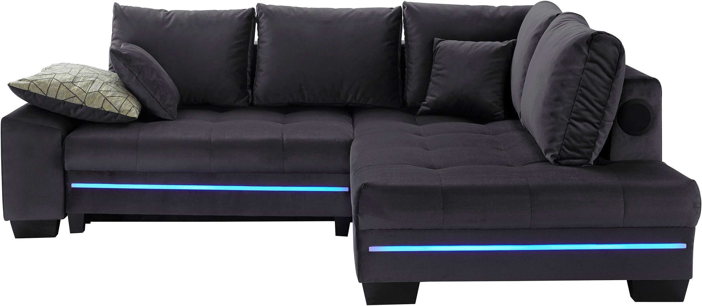 Nova Via Ecksofa »Nikita« RGB-LED, Ottomane links, cheapest Wohnzimmer