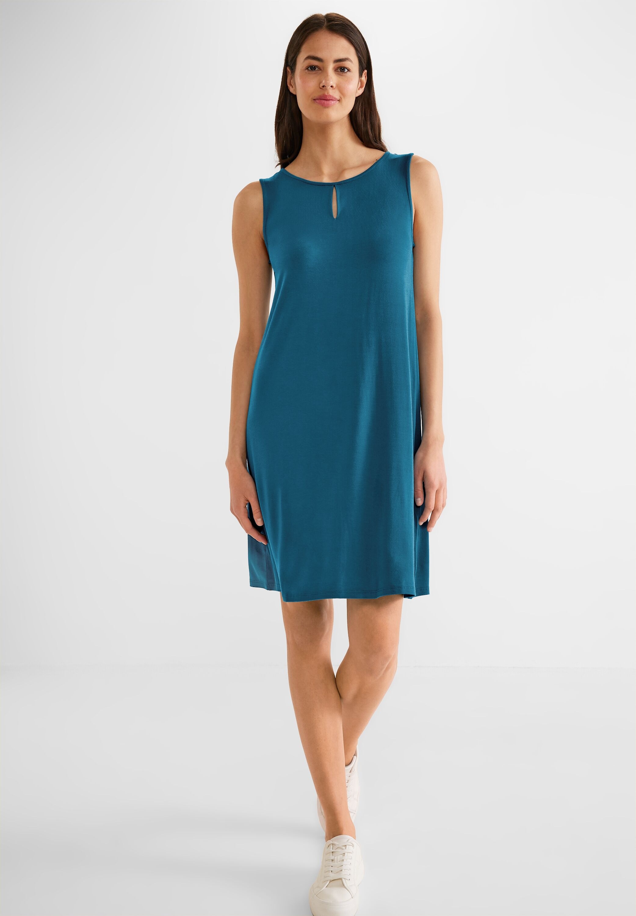 STREET ONE Shirtkleid, in Unifarbe
