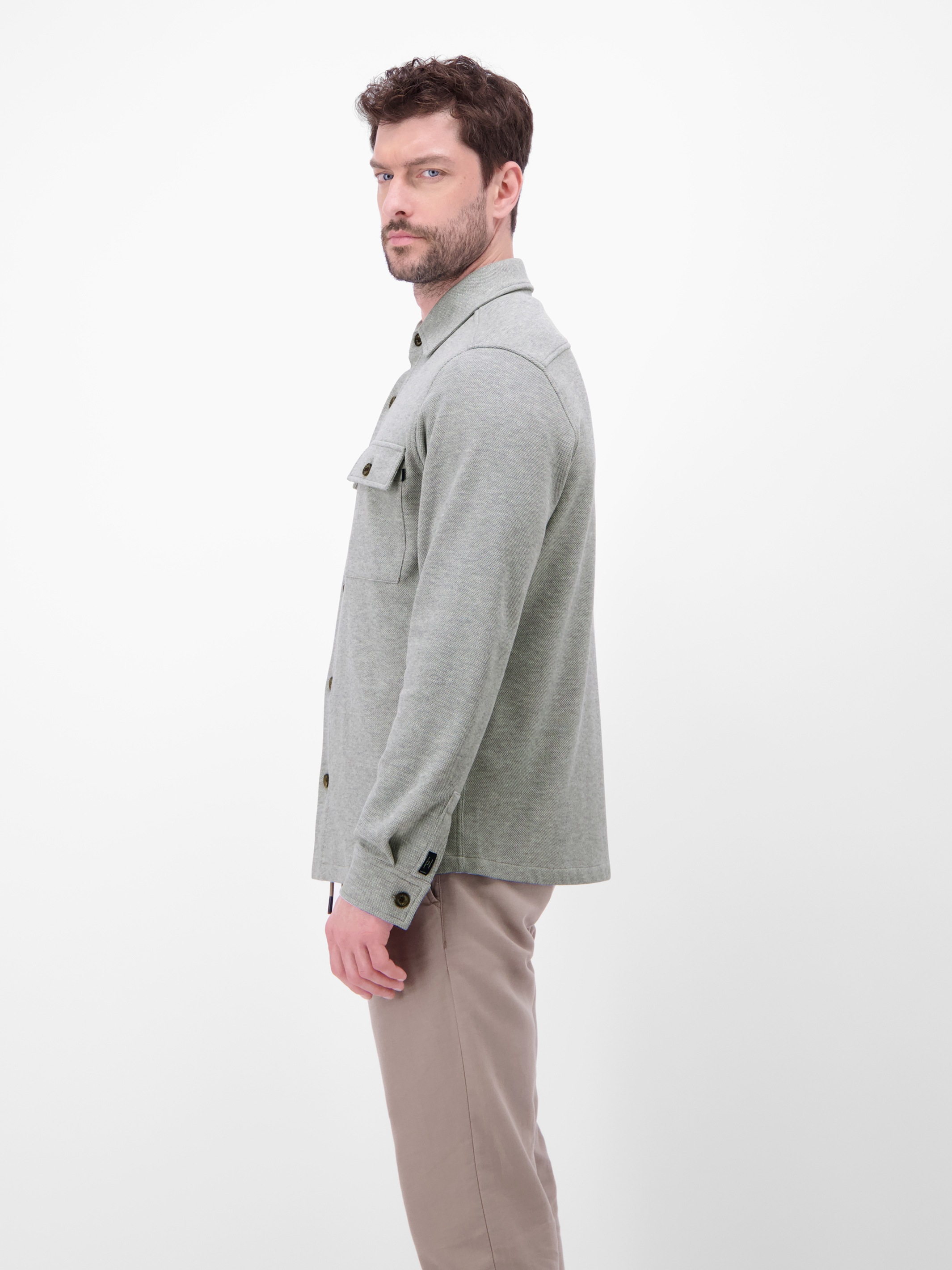 Thumbnail - LERROS Hemdjacke "LERROS Hemdjacke in Piqué-Qualität" ohne Kapuze Keine Angabe