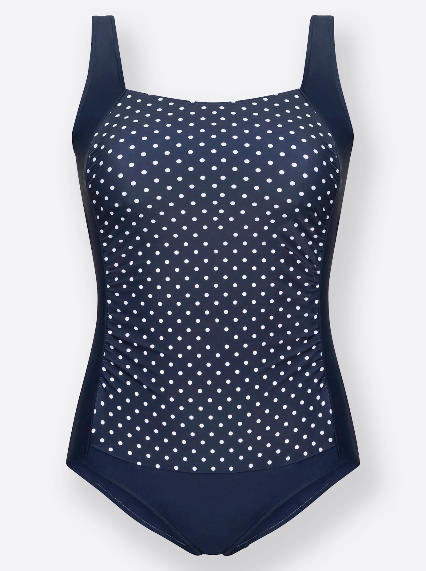 Damen Badeanzug Marineblau Weiß 38 3