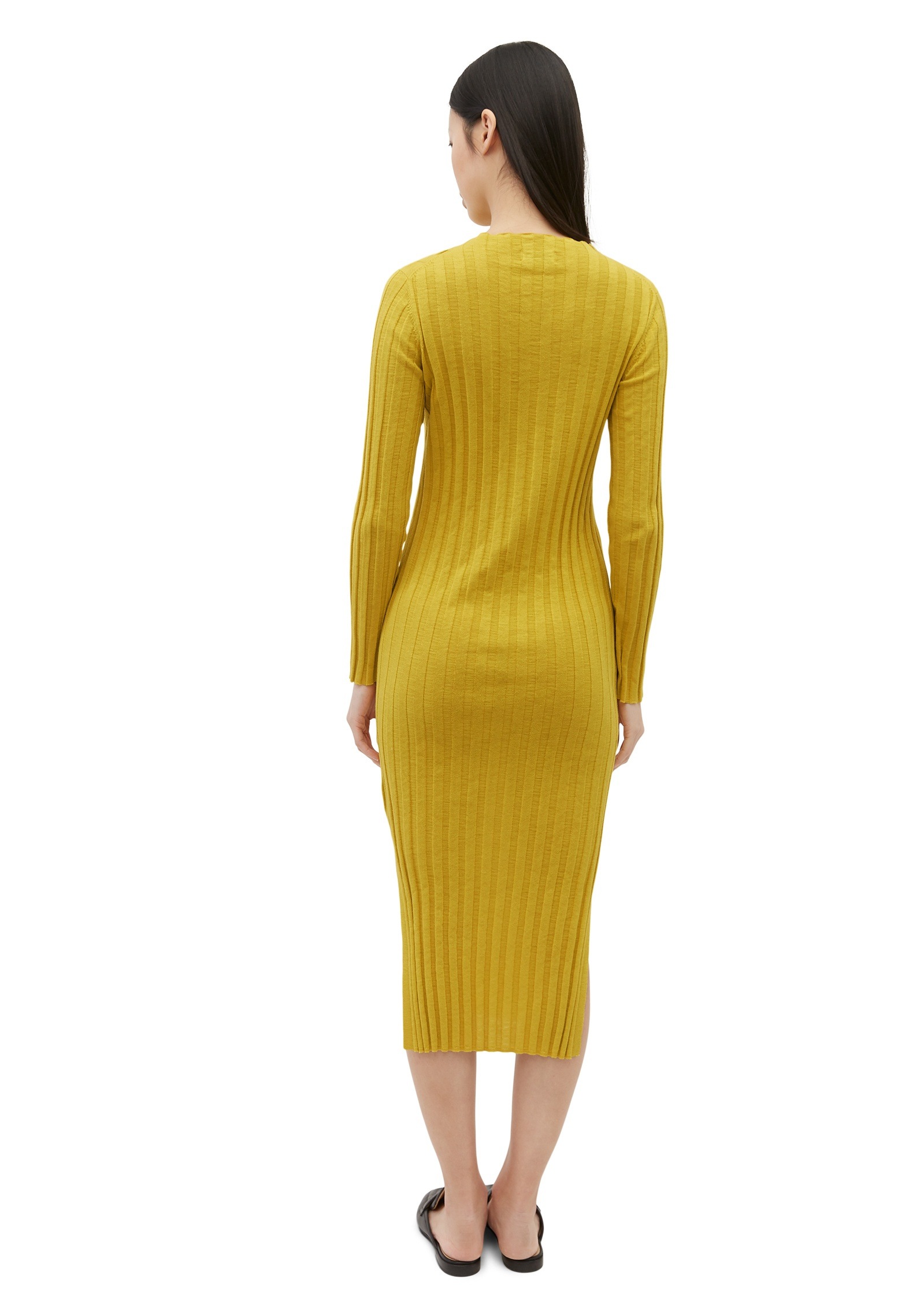 Marc O'Polo Strickkleid »aus Bio-Baumwolle-Leinen-Mix«
