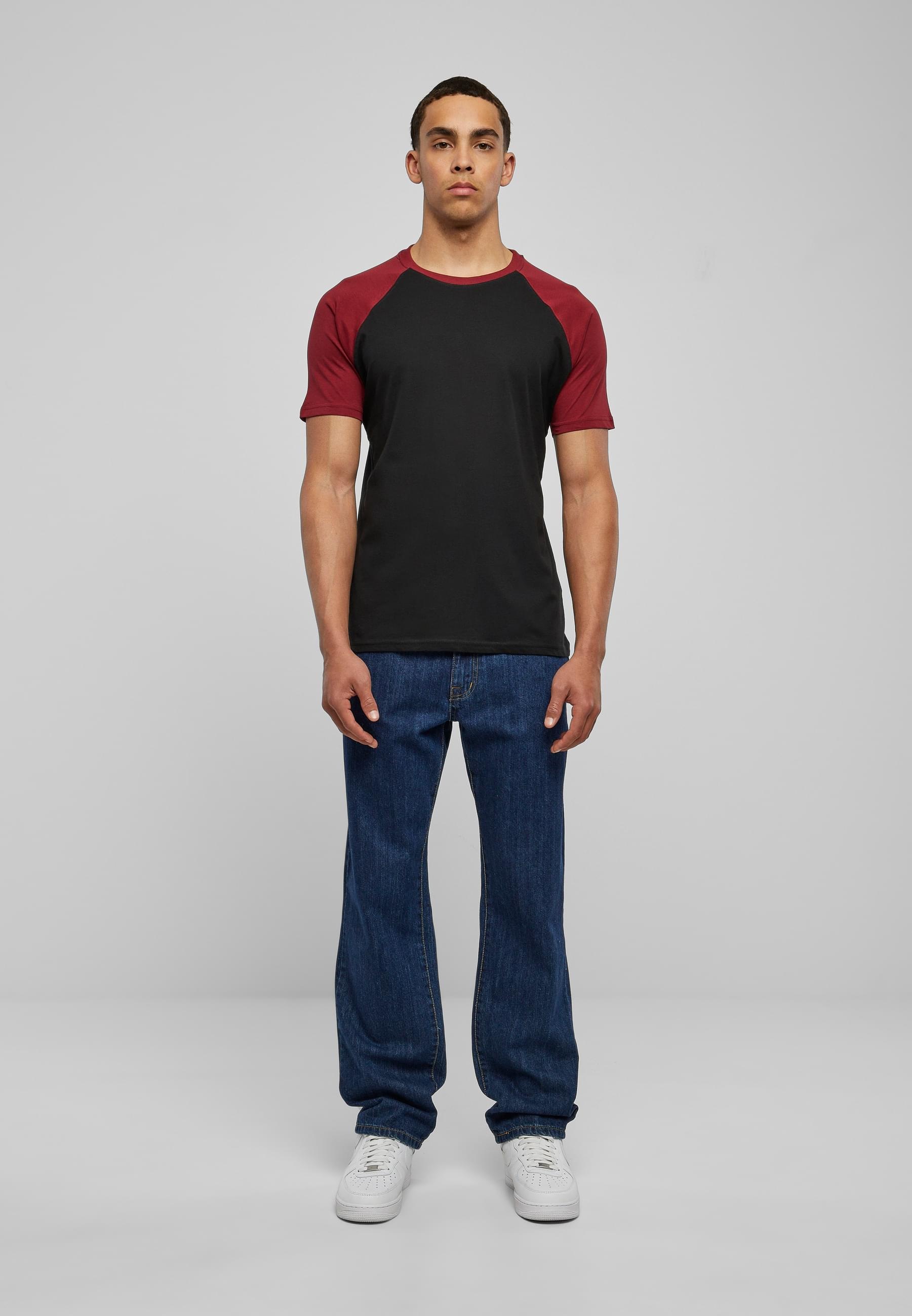 URBAN CLASSICS T-Shirt »Urban Classics Herren Raglan Contrast Tee«, (1 tlg.)