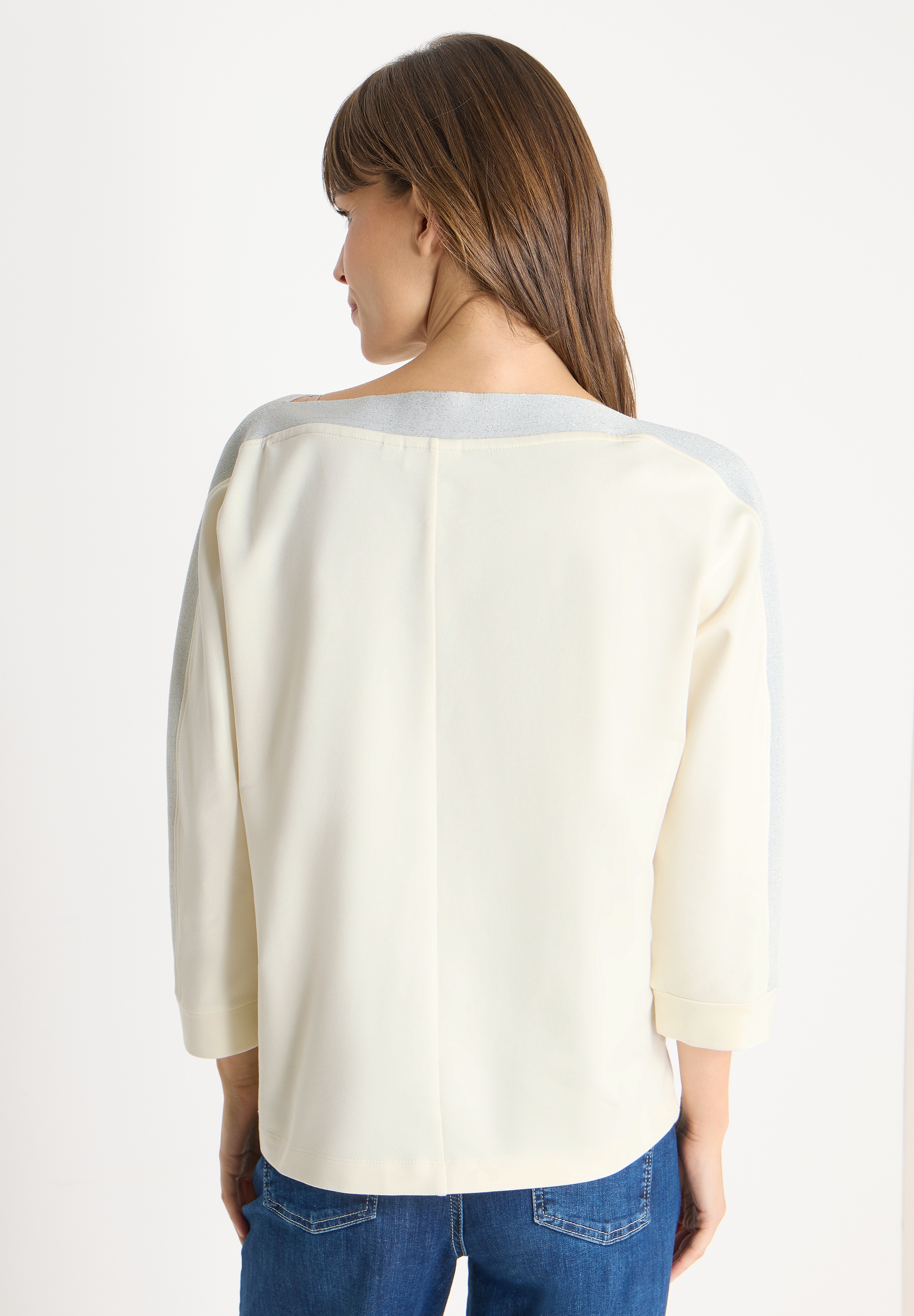 Cecil 3/4-Arm-Shirt mit U-Boot-Ausschnitt günstig online kaufen