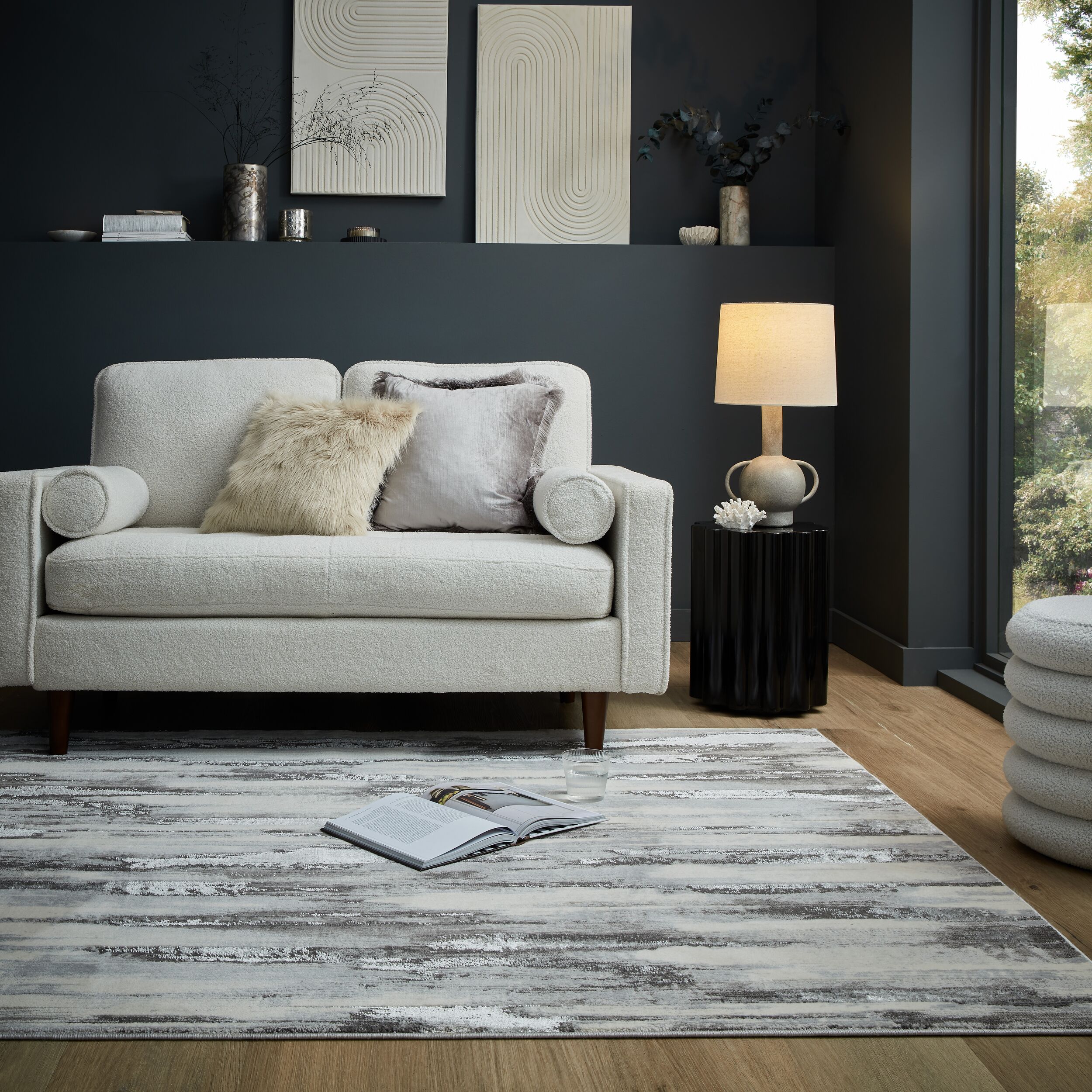 FLAIR RUGS Teppich "Eris Gleam" rechteckig 8 mm Höhe Glanzeffekt Teppich