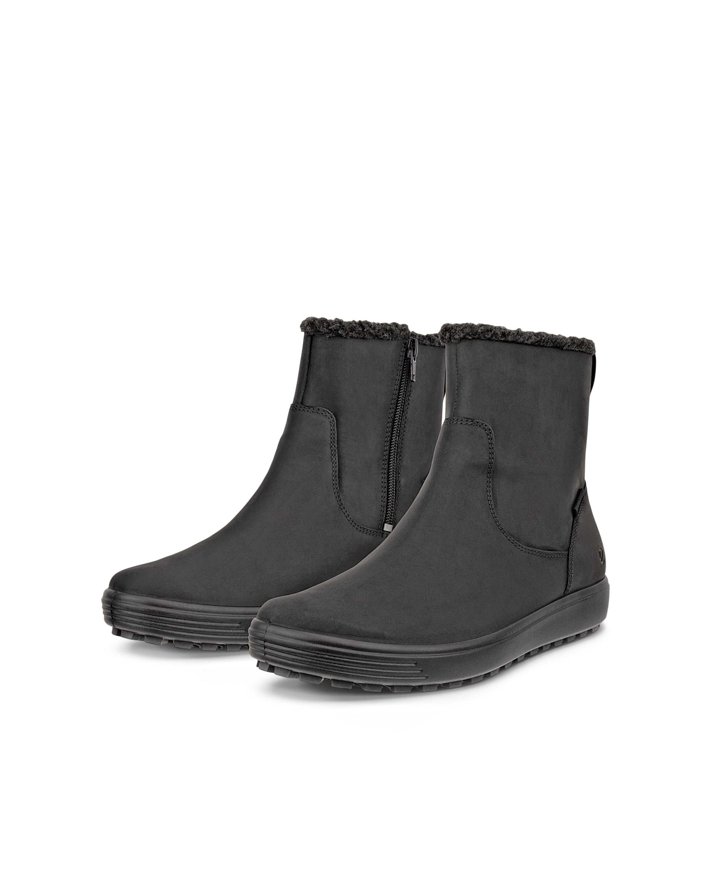 Ecco Reißverschlussstiefel »ECCO SOFT 7 TRED«  Klassik-Winterboots mit Profilsohle, waterproof