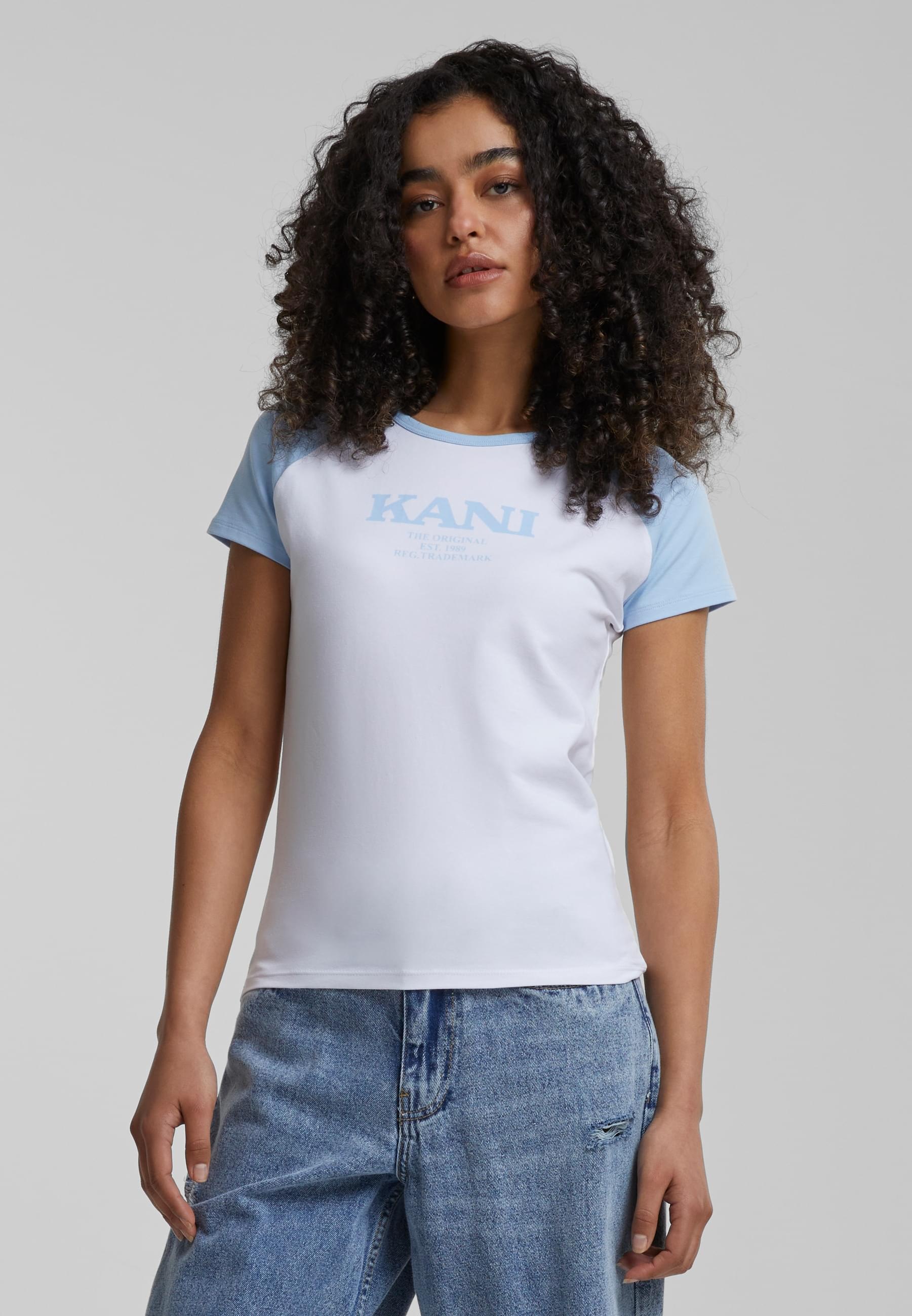 Karl Kani T-Shirt »Karl Kani Damen KW242-005-2 Retro Tiny Tee«, (1 tlg.)