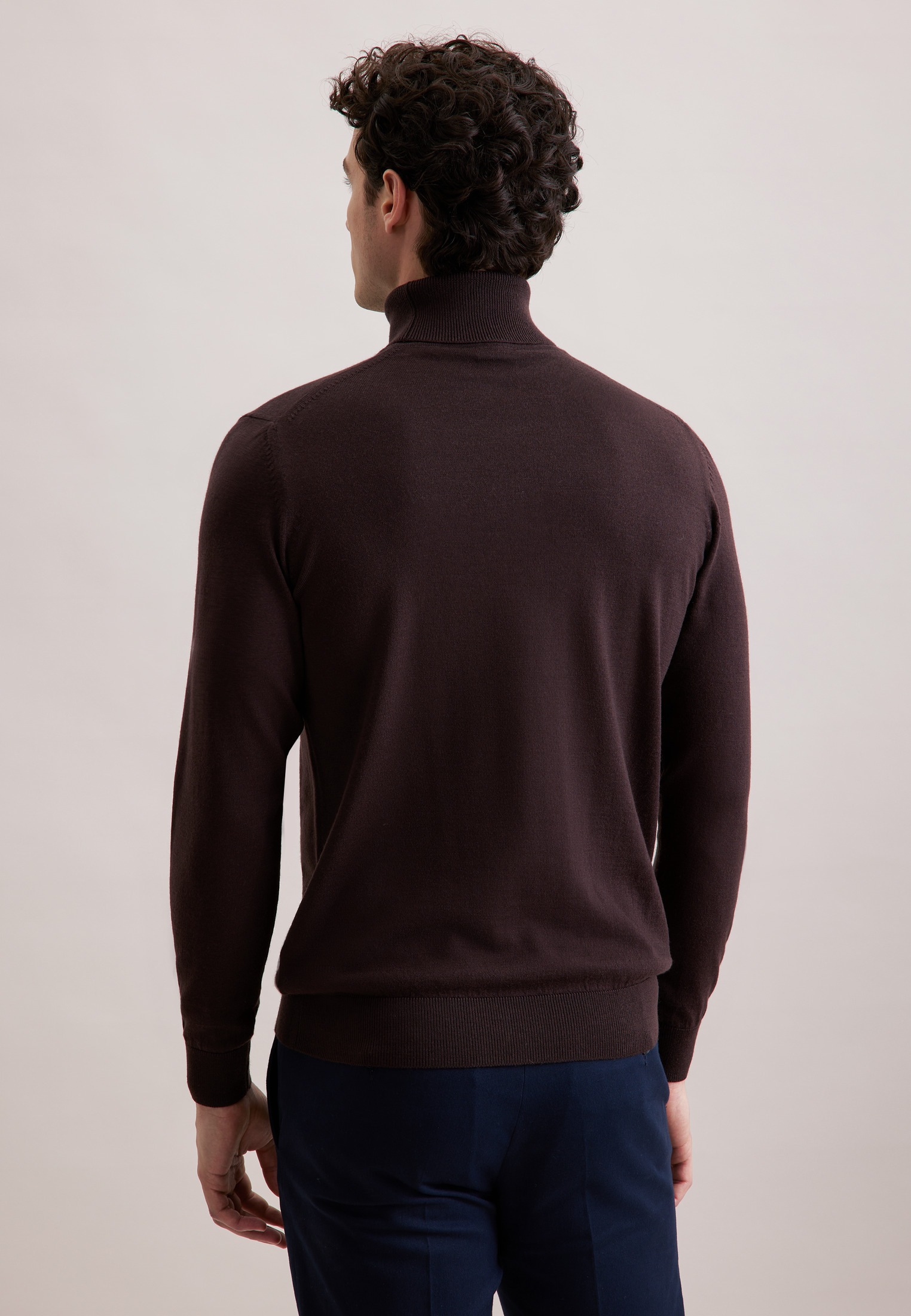 seidensticker Strickpullover "Schwarze Rose", 1/1 Rundhals Uni günstig online kaufen