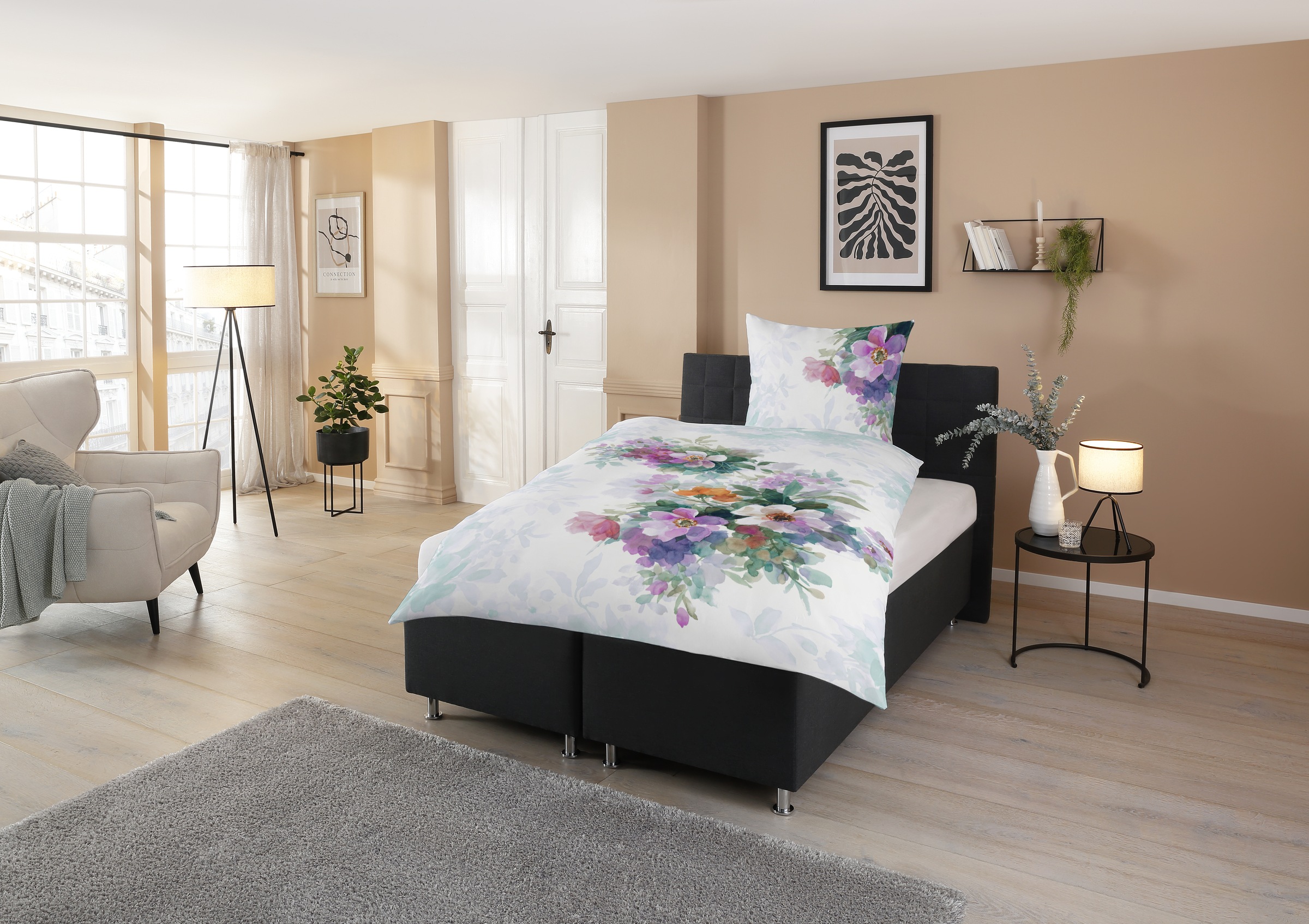 CASATEX Bettwäsche "Jojo" 2 tlg. blumig und frisch günstig online kaufen