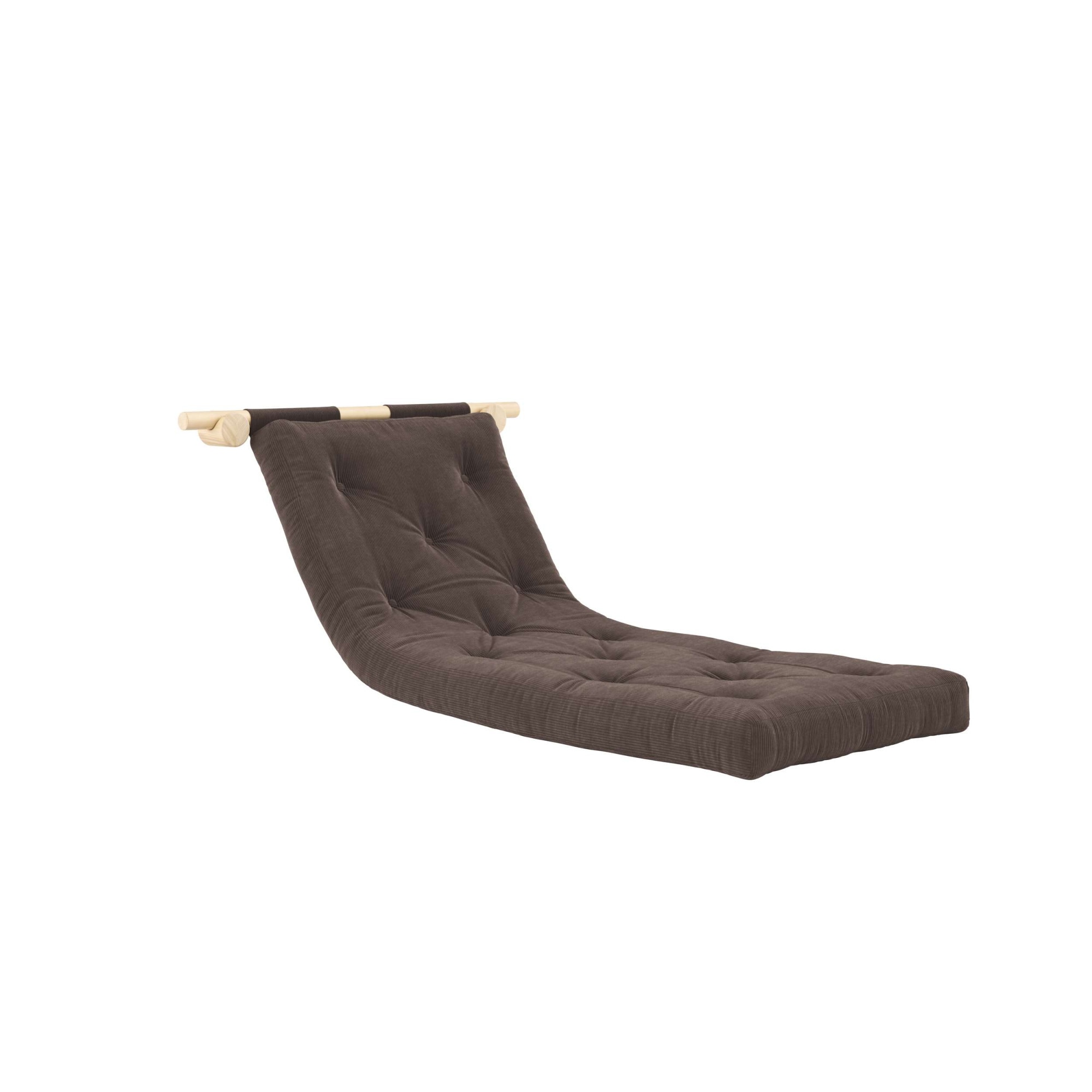 Karup Design Schlafsofa »Hooked Schlafsessel, Sitz- und Schlafplatz, Wandmontiert, platzsparend«, Futonmatratze inkl. Halterungsset aus FSC®-zertifiziertem Massivholz