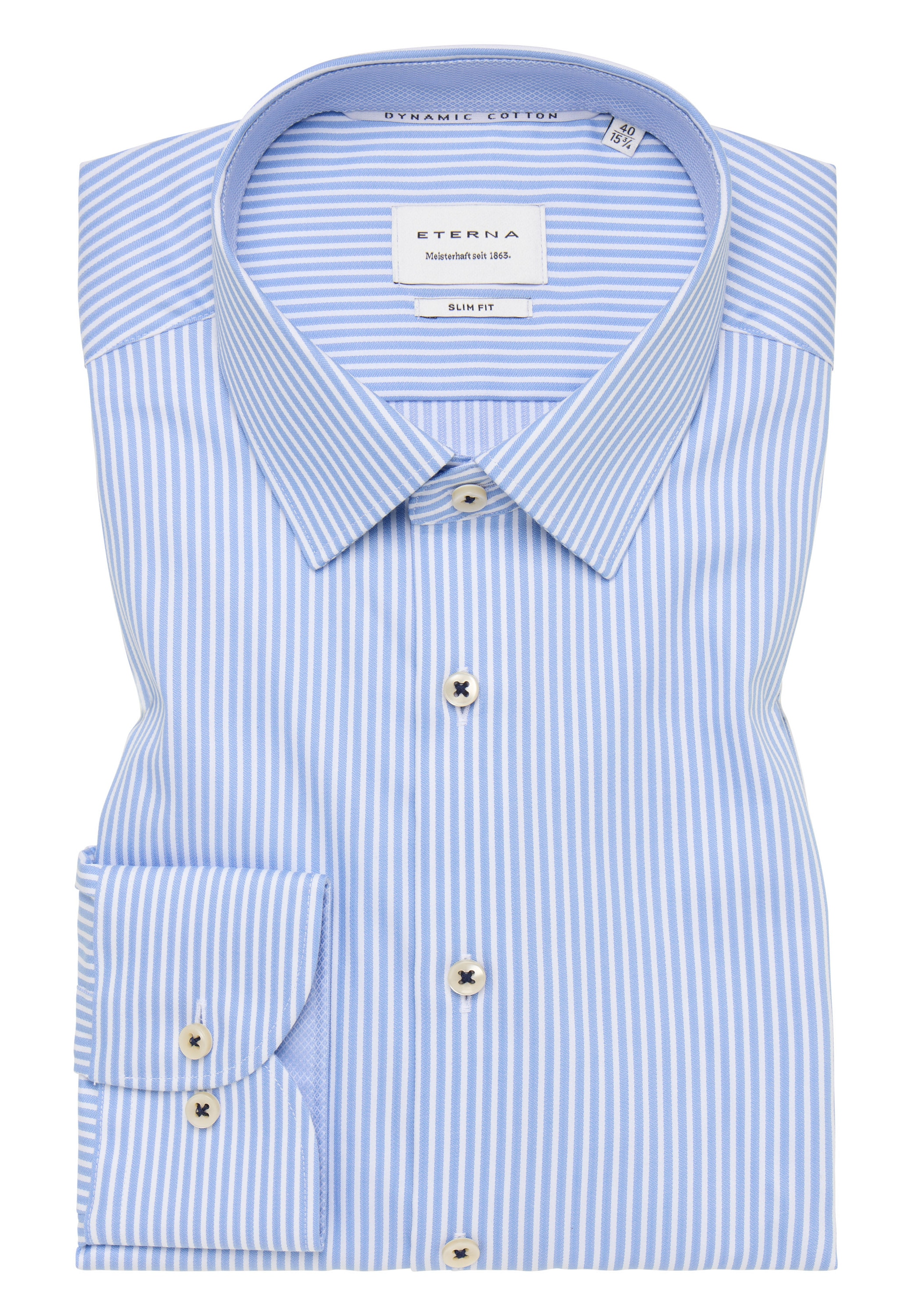 Eterna Langarmhemd »SLIM FIT«, NON IRON (bügelfrei)