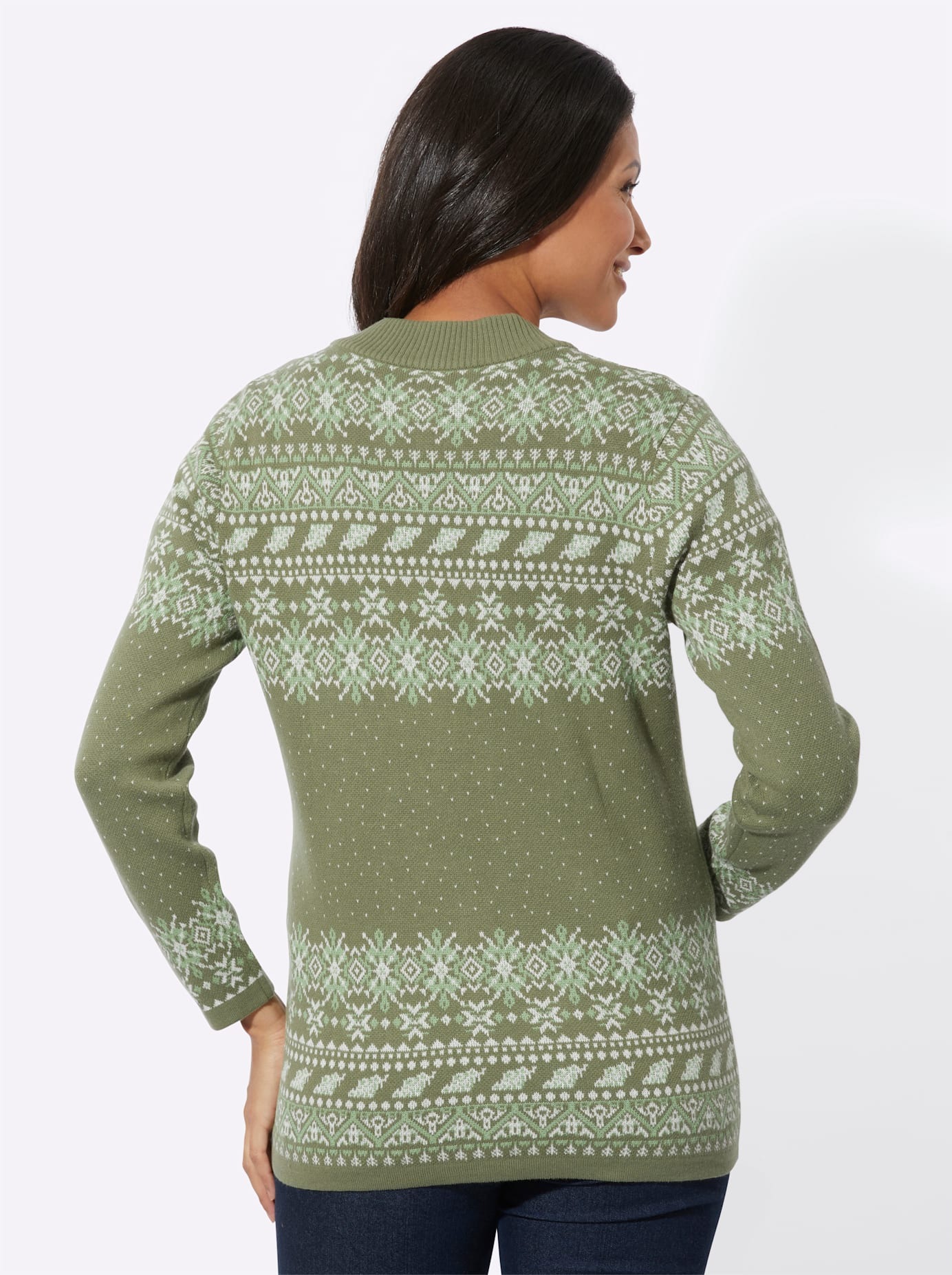 Classic Basics Jacquardstrickjacke günstig online kaufen