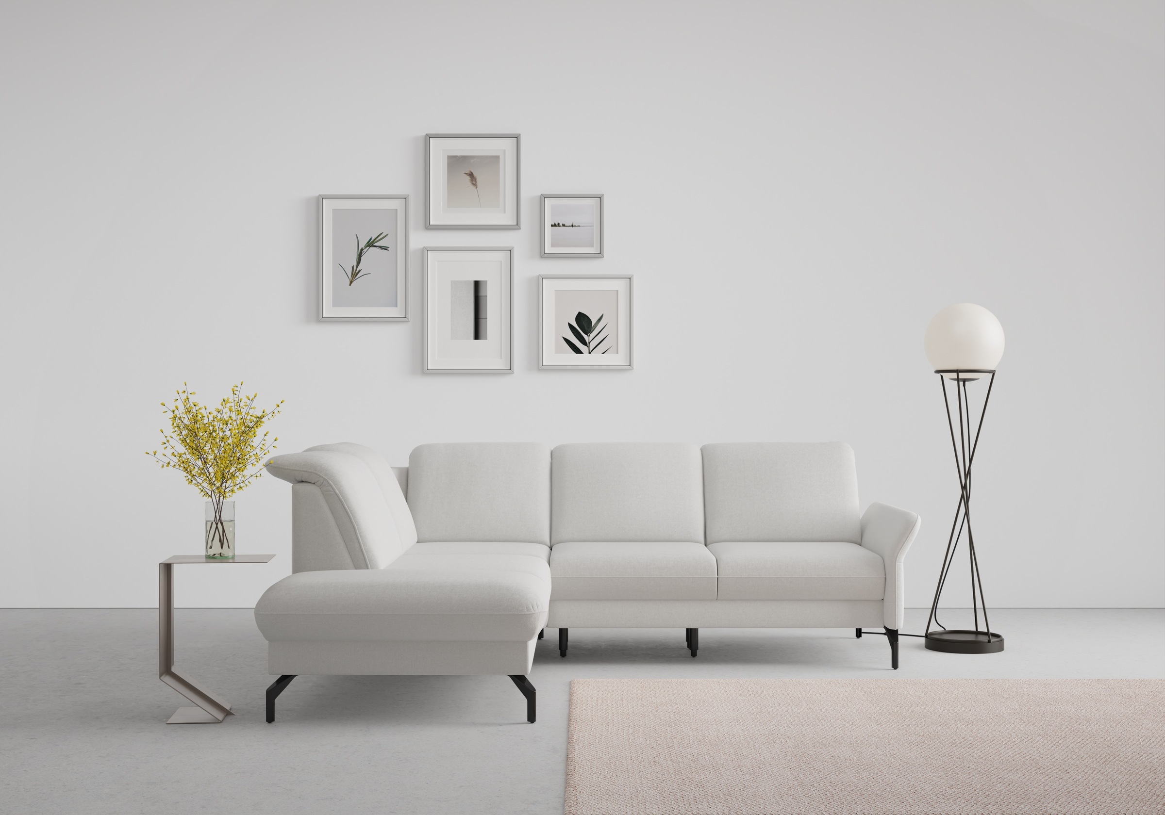 Thumbnail - sit&more Ecksofa "Fashion L-Form" wahlweise mit Kopfteilverstellung und Vorziehsitz, motorisch