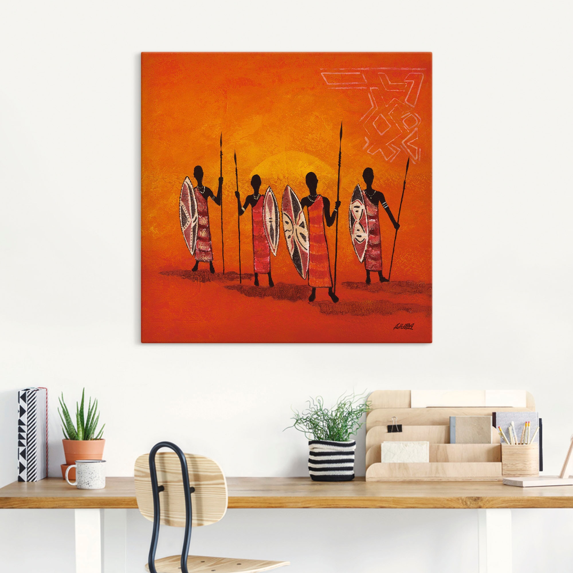 Artland Wandbild »Afrikanische Männer«, Mann, (1 St.), als Alubild, Outdoorbild, Poster in verschied. Größen