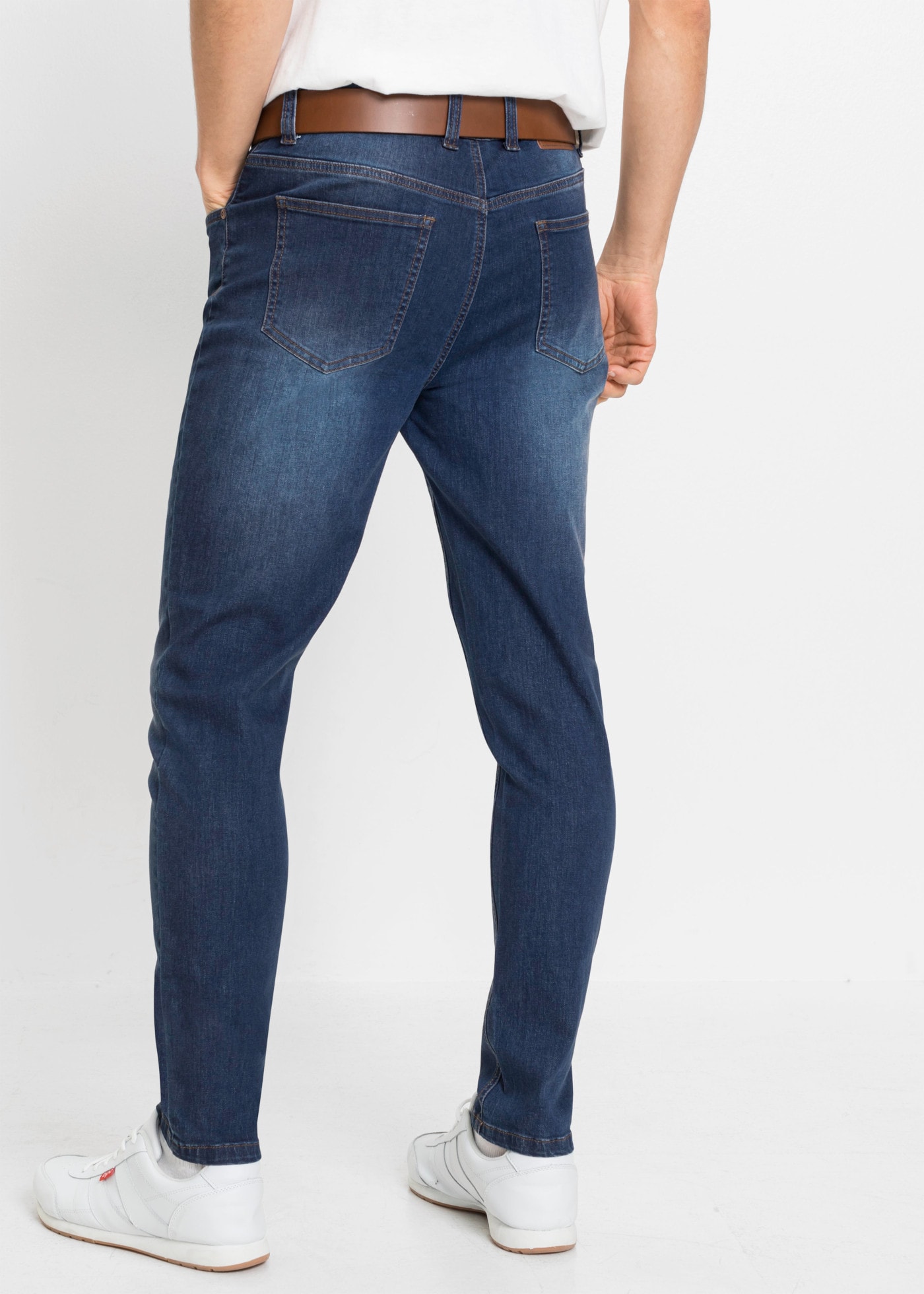 bonprix Slim-fit-Jeans Packung, 2 5-Pocket-Form, super bequeme Stretchqualität