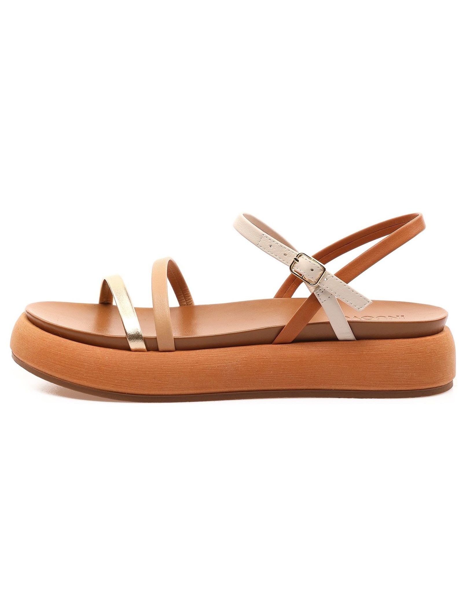 INUOVO Plateausandaletten "INUOVO Sandalen Leder" günstig online kaufen