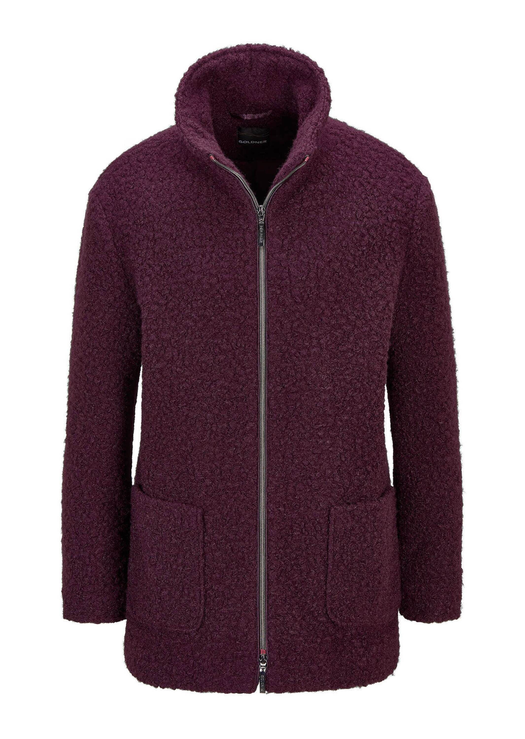 GOLDNER Blouson "Kurzgröße Stilvolle Kurzjacke mit Stehkragen" mit 2 aufges günstig online kaufen