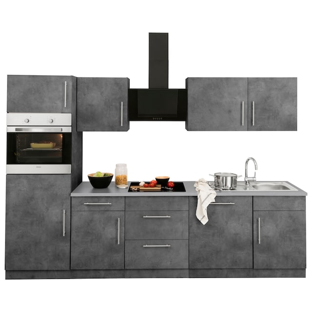 wiho Küchen Küchenzeile »Cali«, ohne E-Geräte, Breite 280 cm kaufen | BAUR