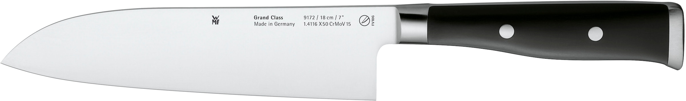 WMF Santokumesser "Grand Class" 18 cm, langanhaltende Schärfe, handgeschmie günstig online kaufen