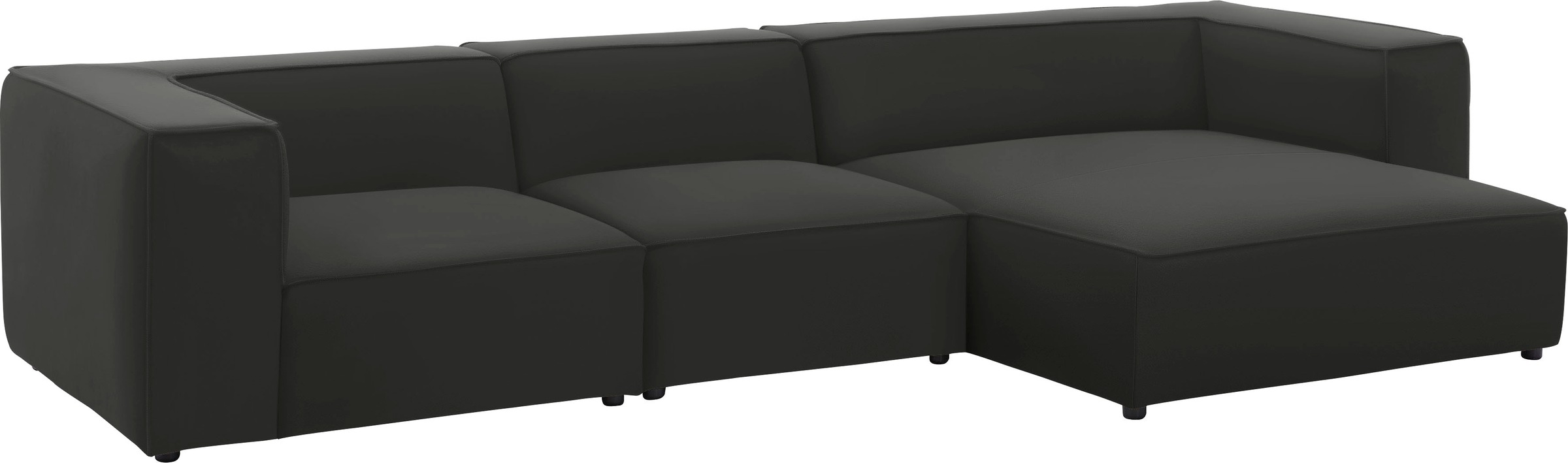 W.SCHILLIG Ecksofa »around-the-block«, mit eleganter Biese, mit Federkern, Breite 341 cm