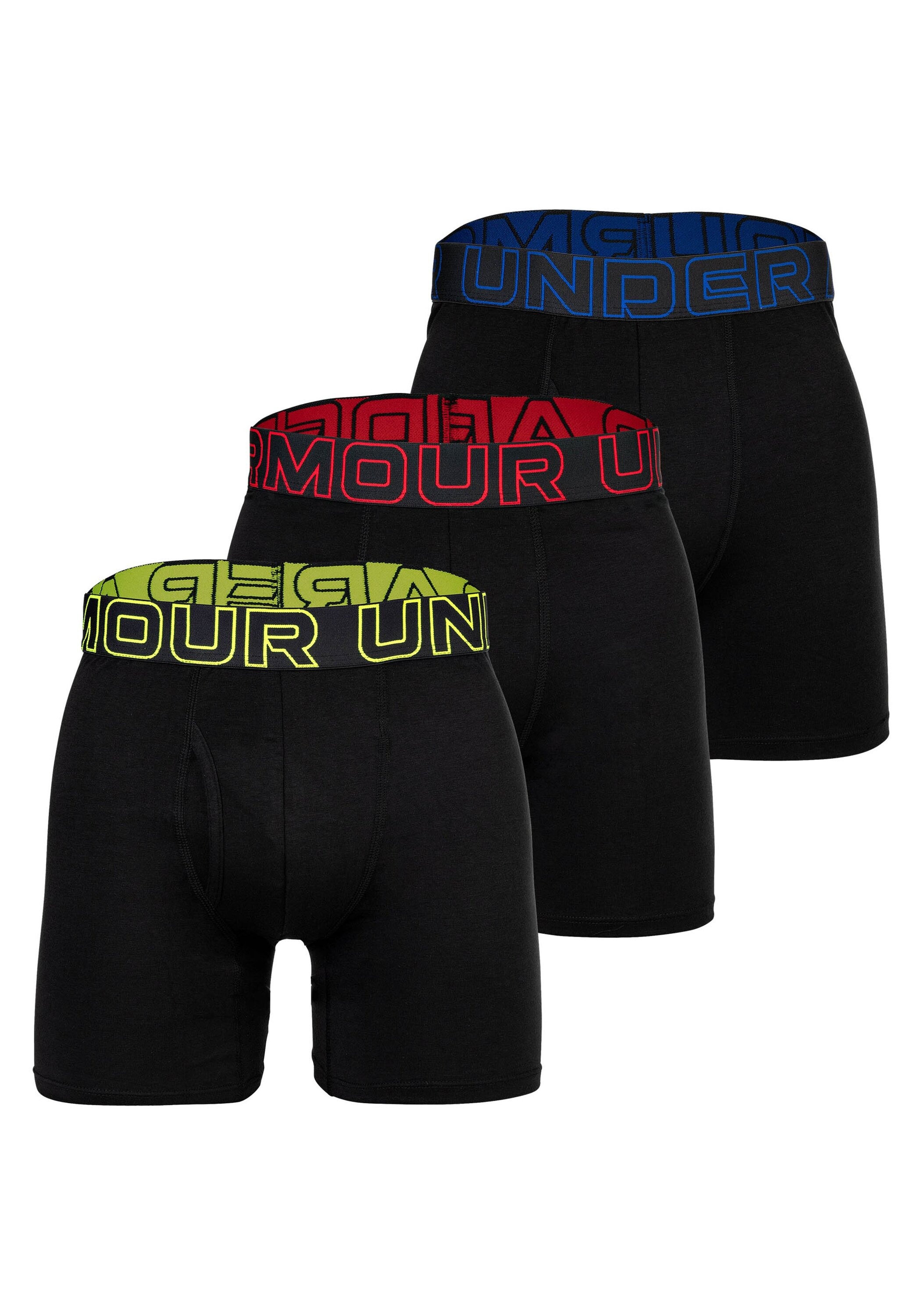 Under Armour Boxershorts "Boxershort UA PERFORMANCE COTTON - SOLID 6 IN 3PK günstig online kaufen