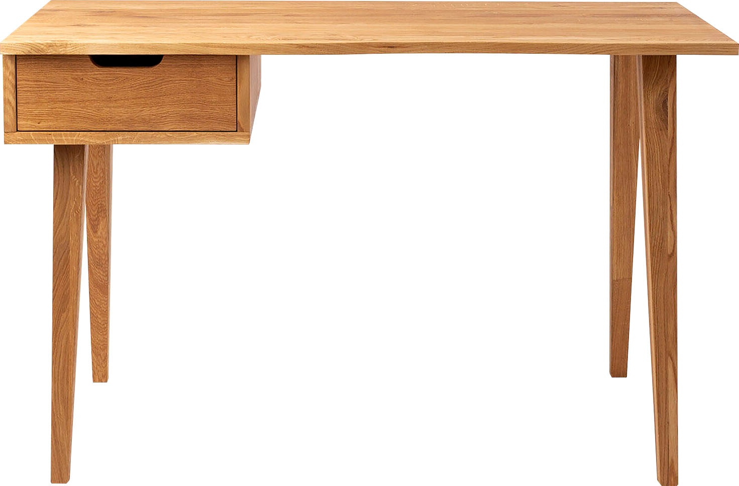 andas Schreibtisch "Ringebu" B/T/H: 120/55/75 cm, aus Eichenholz, FSC zerti günstig online kaufen