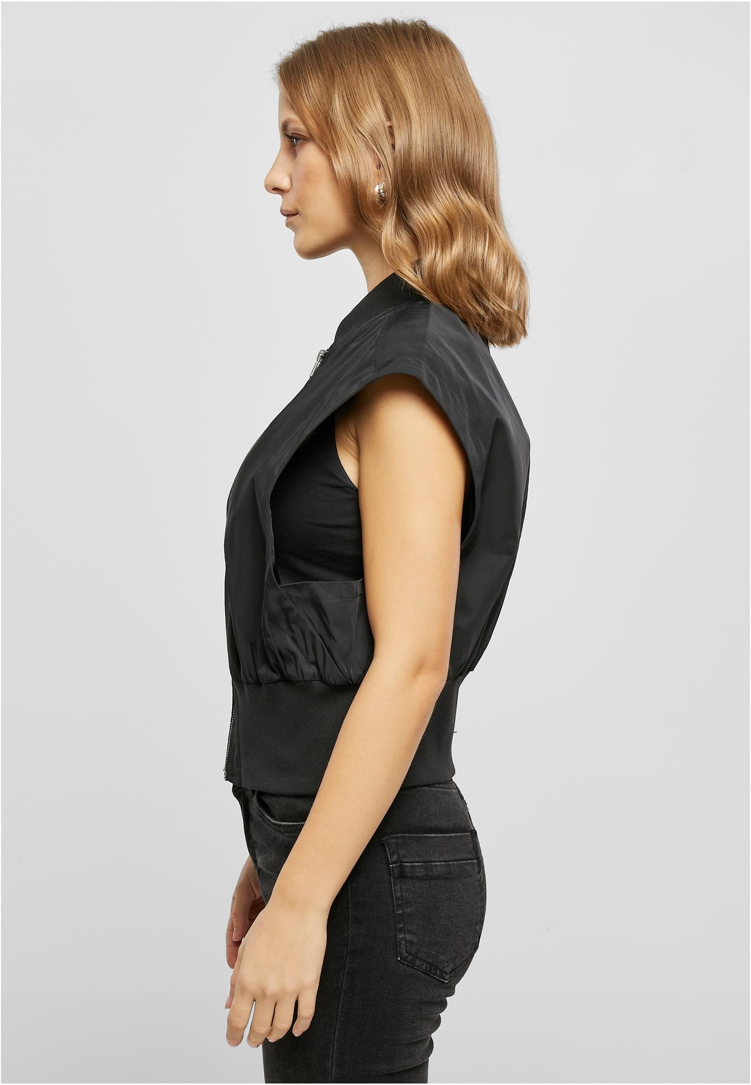 URBAN CLASSICS Steppweste »Damen Ladies Recycled Short Bomber Vest«, (1 tlg.)  für bestellen | BAUR | Steppwesten