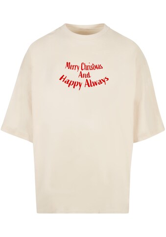 T-Shirt »Merchcode Herren Merry Christmas And Happy Always Huge Tee«, (1 tlg.)