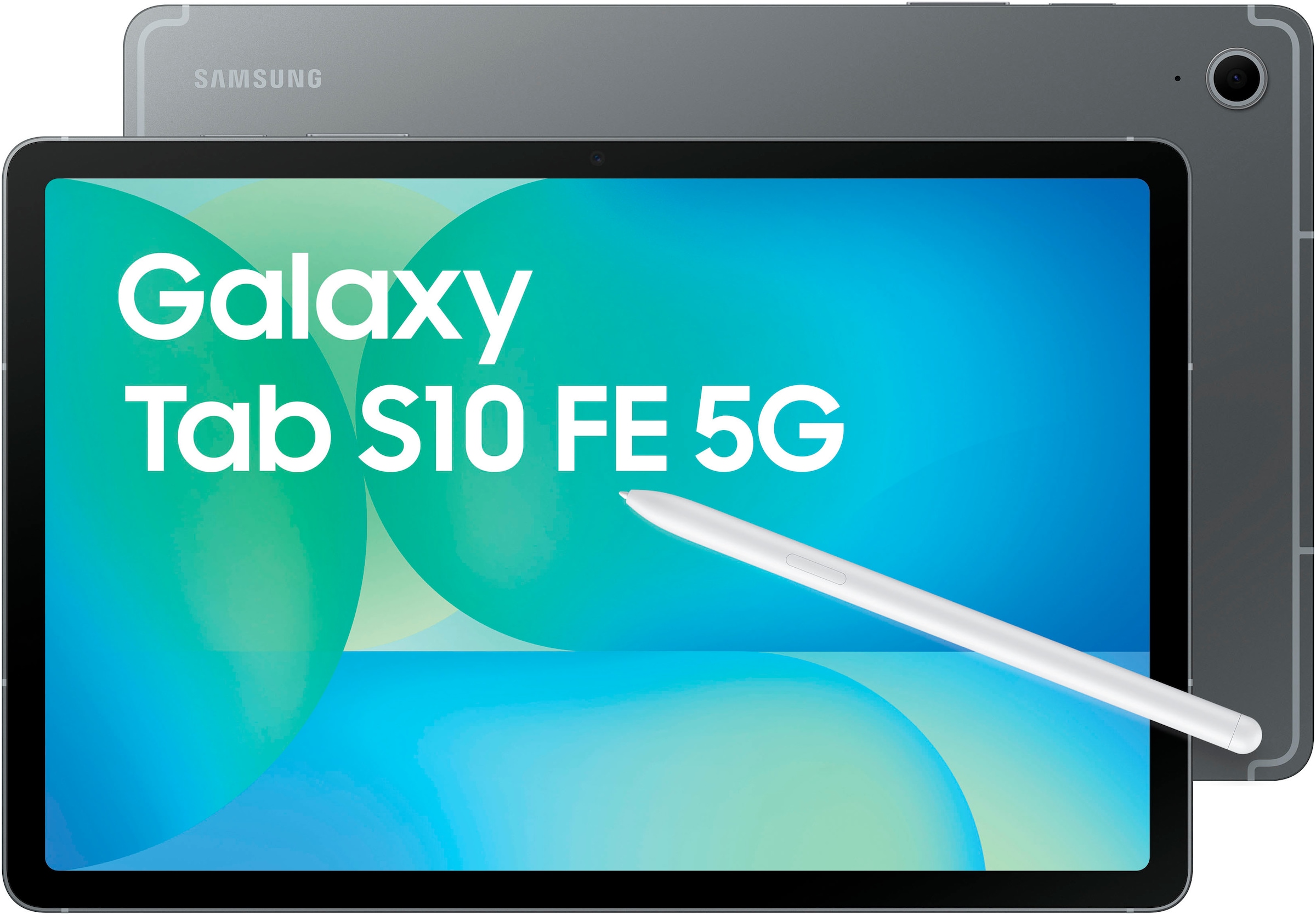 "SAMSUNG Tablet ""Galaxy Tab S10 FE 5G 128GB"", grau, 8 GB,mit eSIM, Tablets_EBookReader"