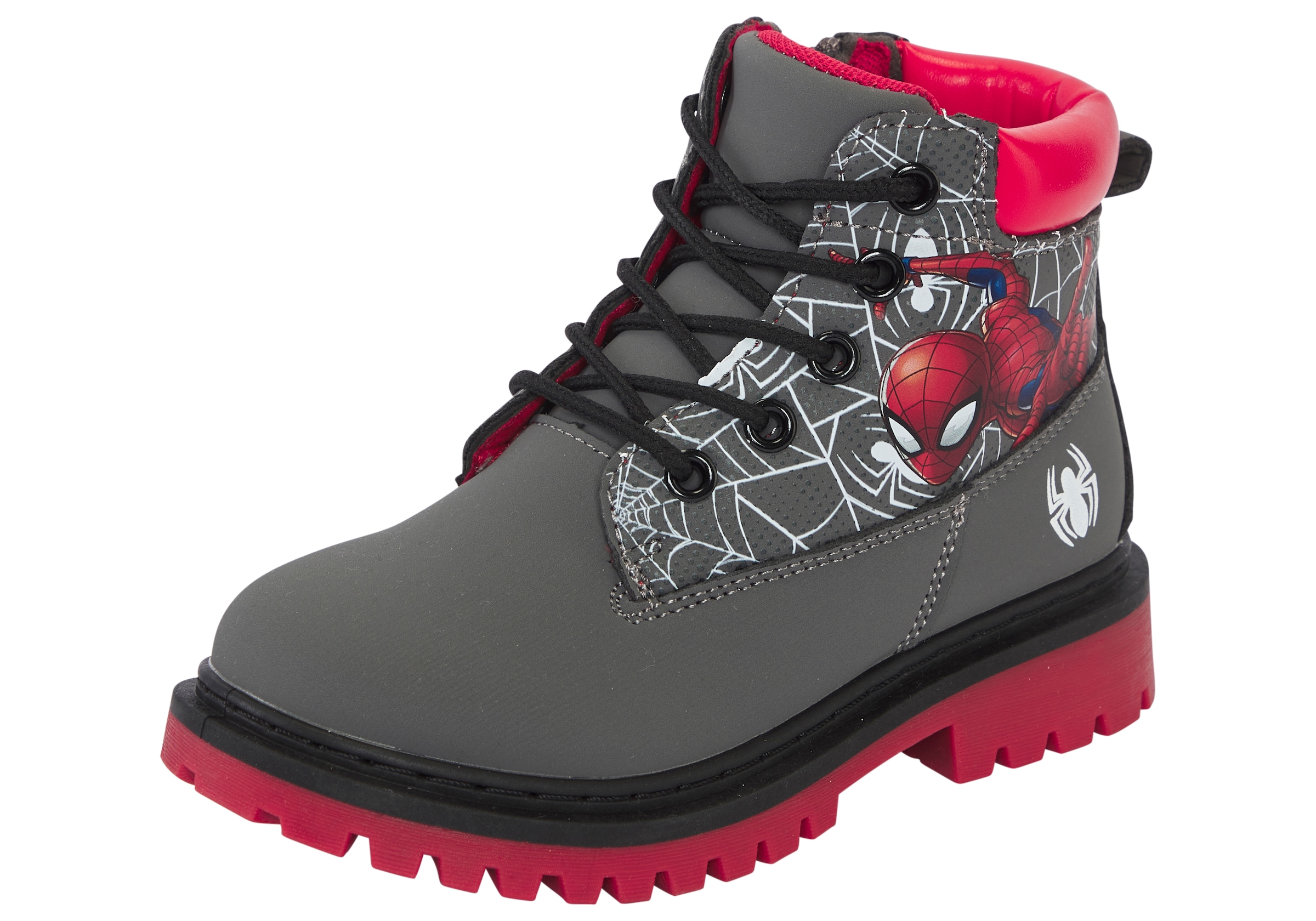 Disney Schnürboots "SPIDERMAN" Winterschuhe, Winterboots, Schnürstiefel, Wi günstig online kaufen