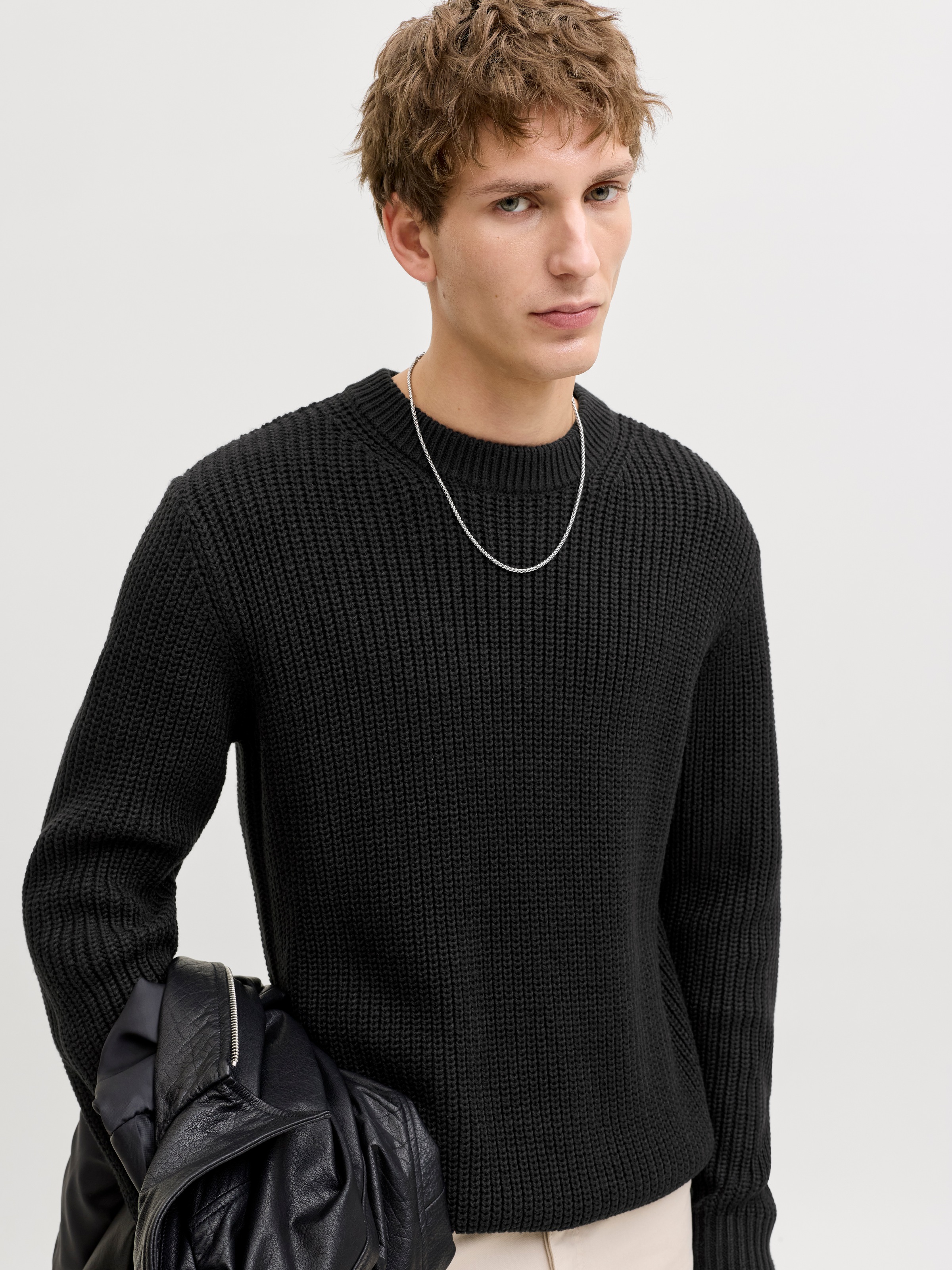 Thumbnail - Jack & Jones Strickpullover "JORBLEECKER KNIT CREW NECK BF"