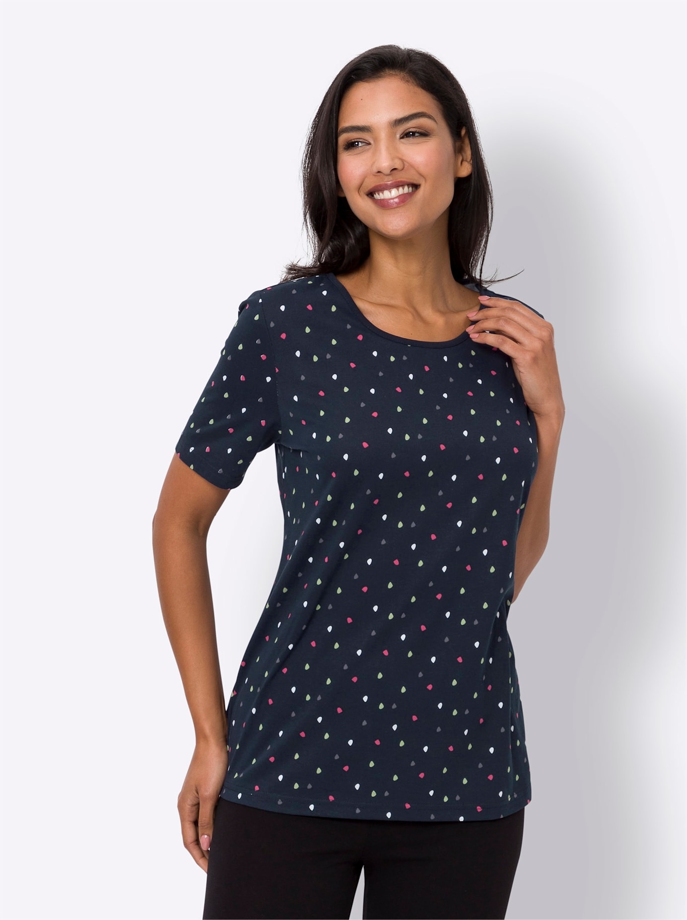 Kurzarmshirt "Freizeitshirt" 1 Stk. tlg. günstig online kaufen
