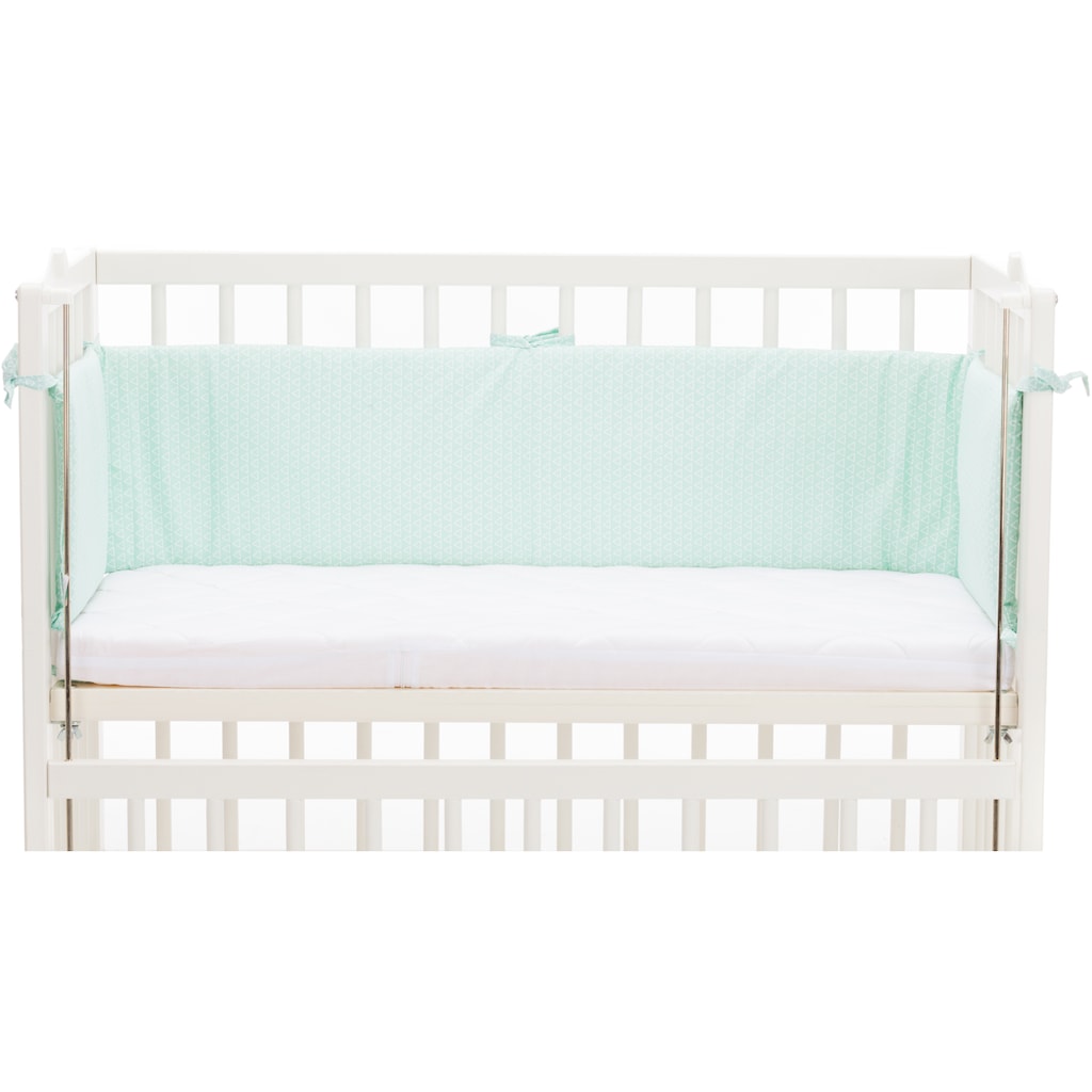 Fillikid Bettnestchen »Cocon Luxe, Mint Triangle«