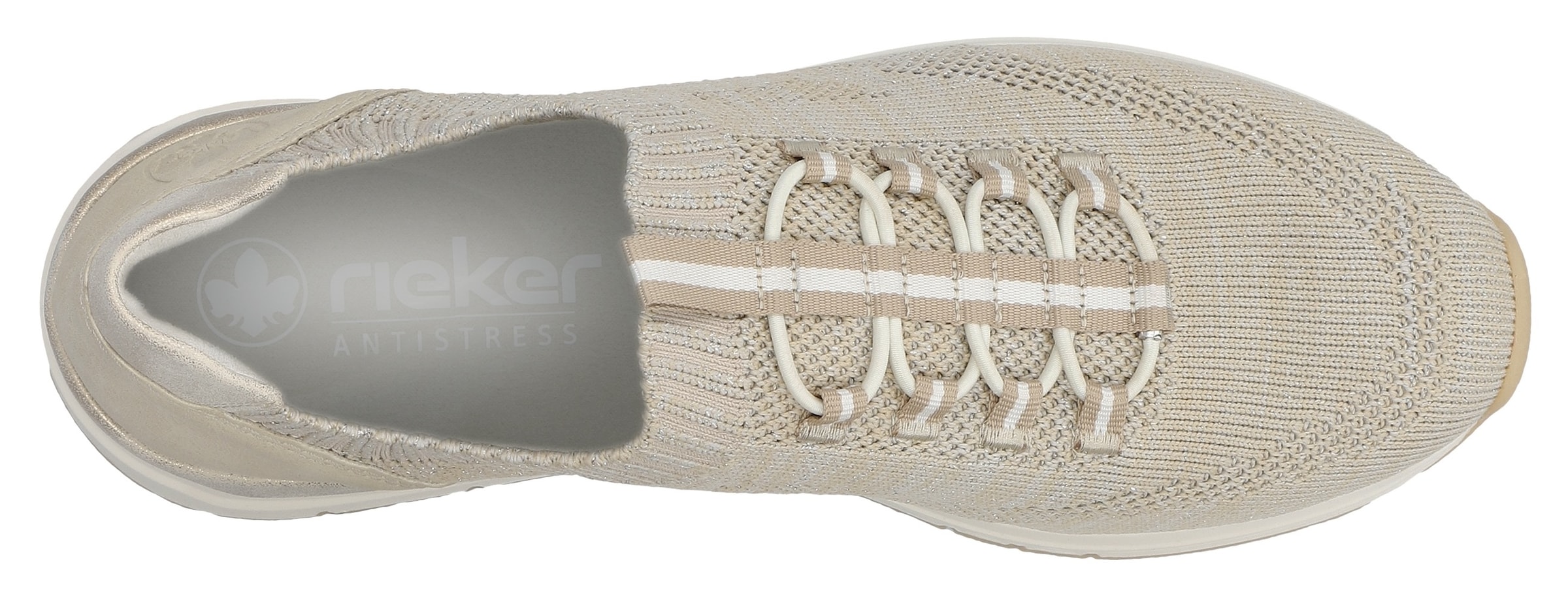 Rieker Slip-On Sneaker, Slipper, Schlupfschuh, Halbschuh, Freizeitsneaker mit Anziehlasche