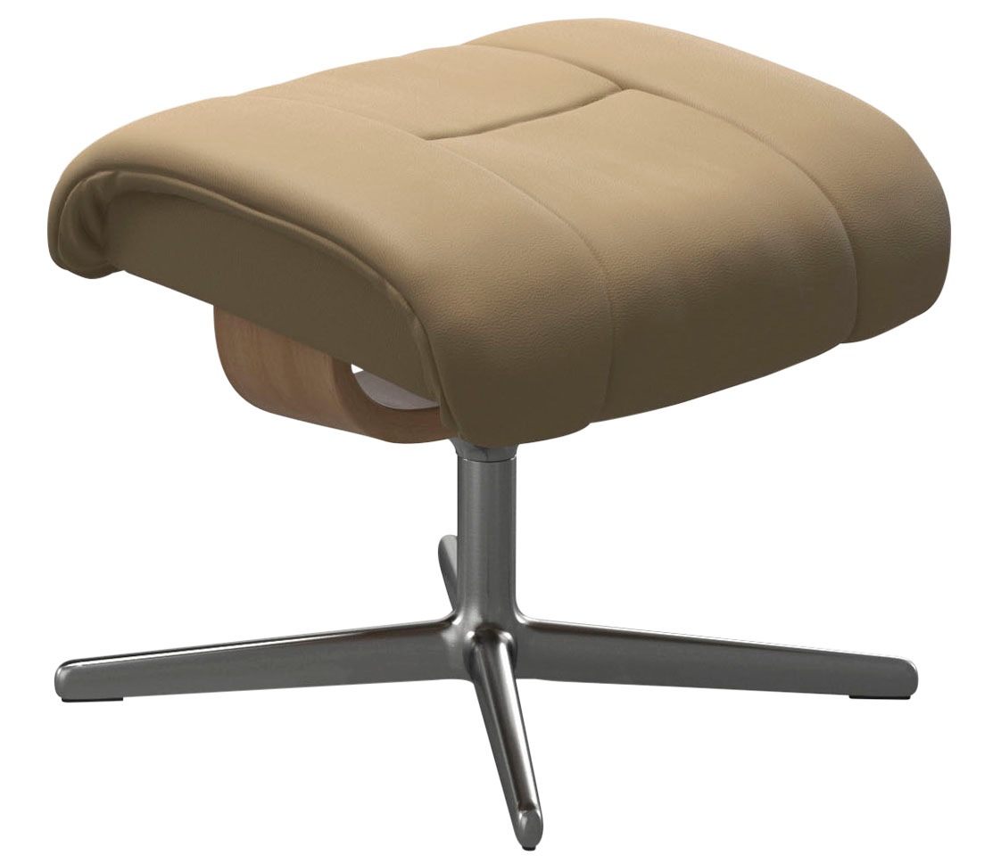 Thumbnail - Stressless Fußhocker "Reno" mit Cross Base, Größe S, M & L, Holzakzent Eiche