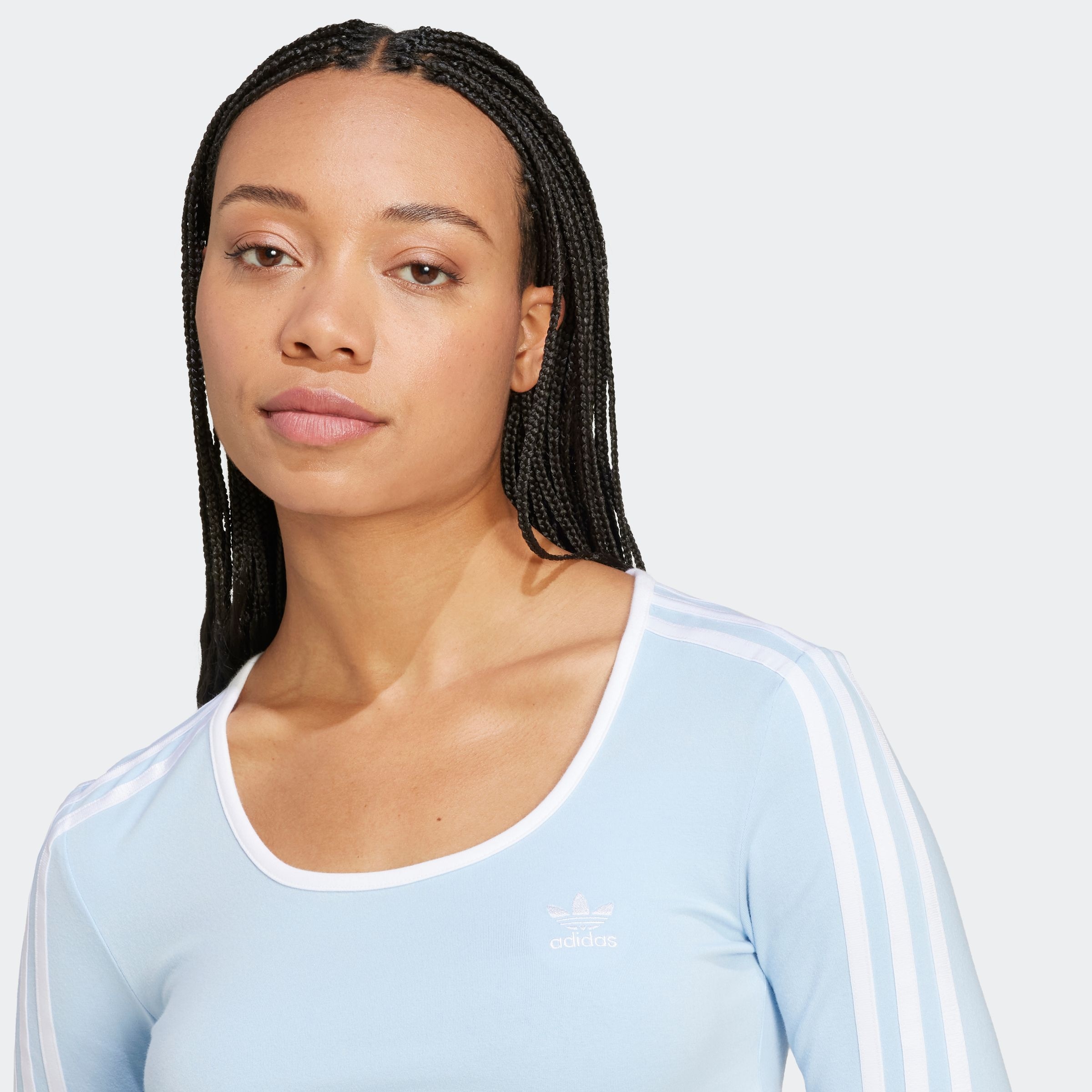 adidas Originals Langarmshirt »3S LS CROP«