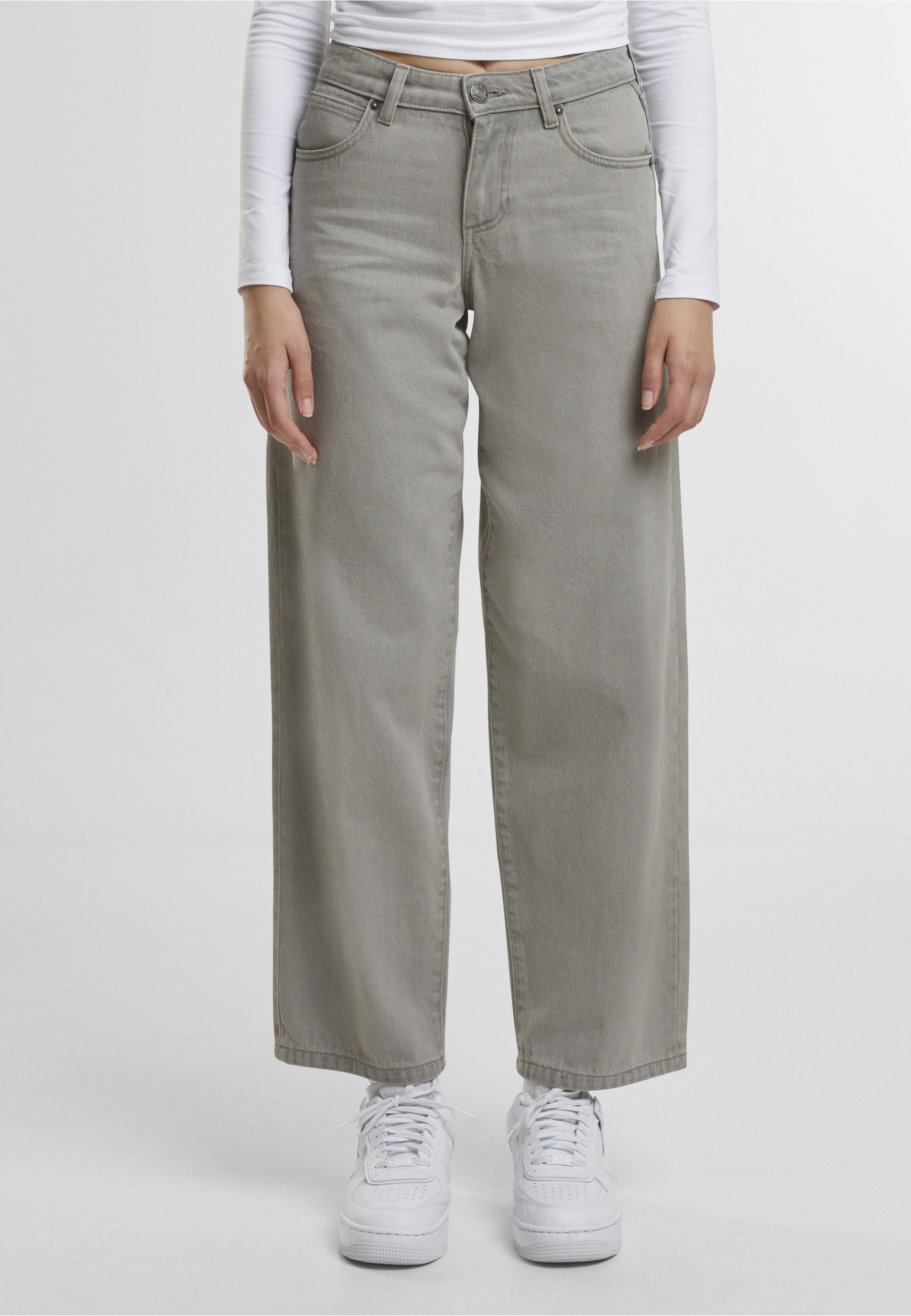 URBAN CLASSICS Bequeme Jeans »Urban Classics Ladies Mid Waist 90´s Jeans«