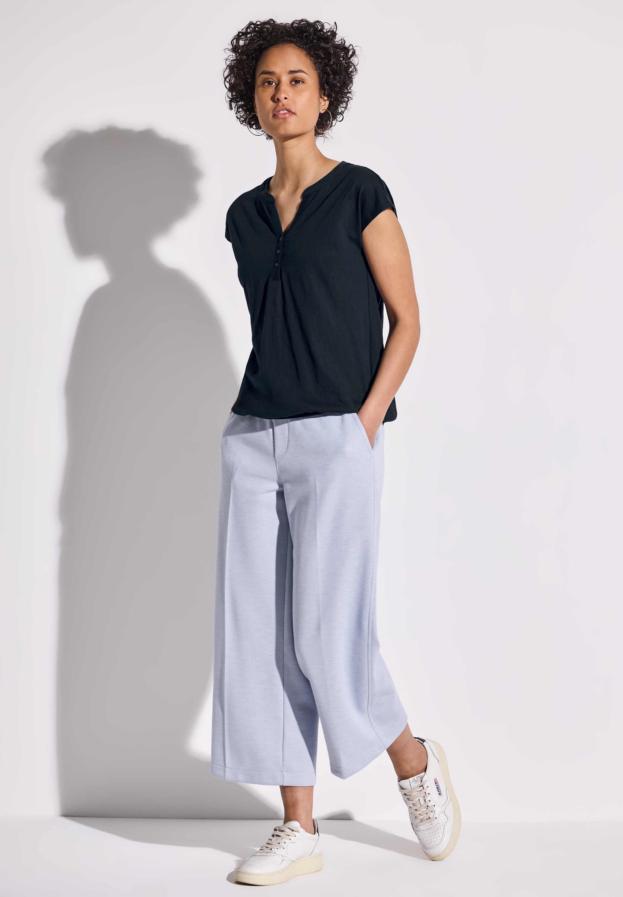STREET ONE T-Shirt, aus reiner Baumwolle