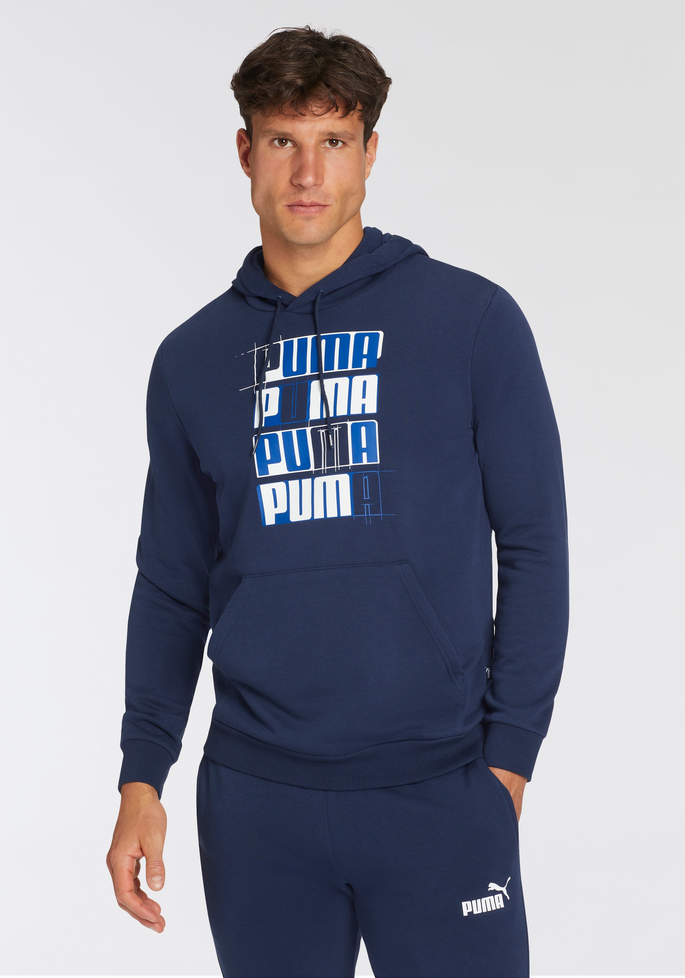 PUMA Kapuzensweatshirt "ESS+ LOGO LAB HOODIE TR", mit Kängurutasche, mit Pr günstig online kaufen