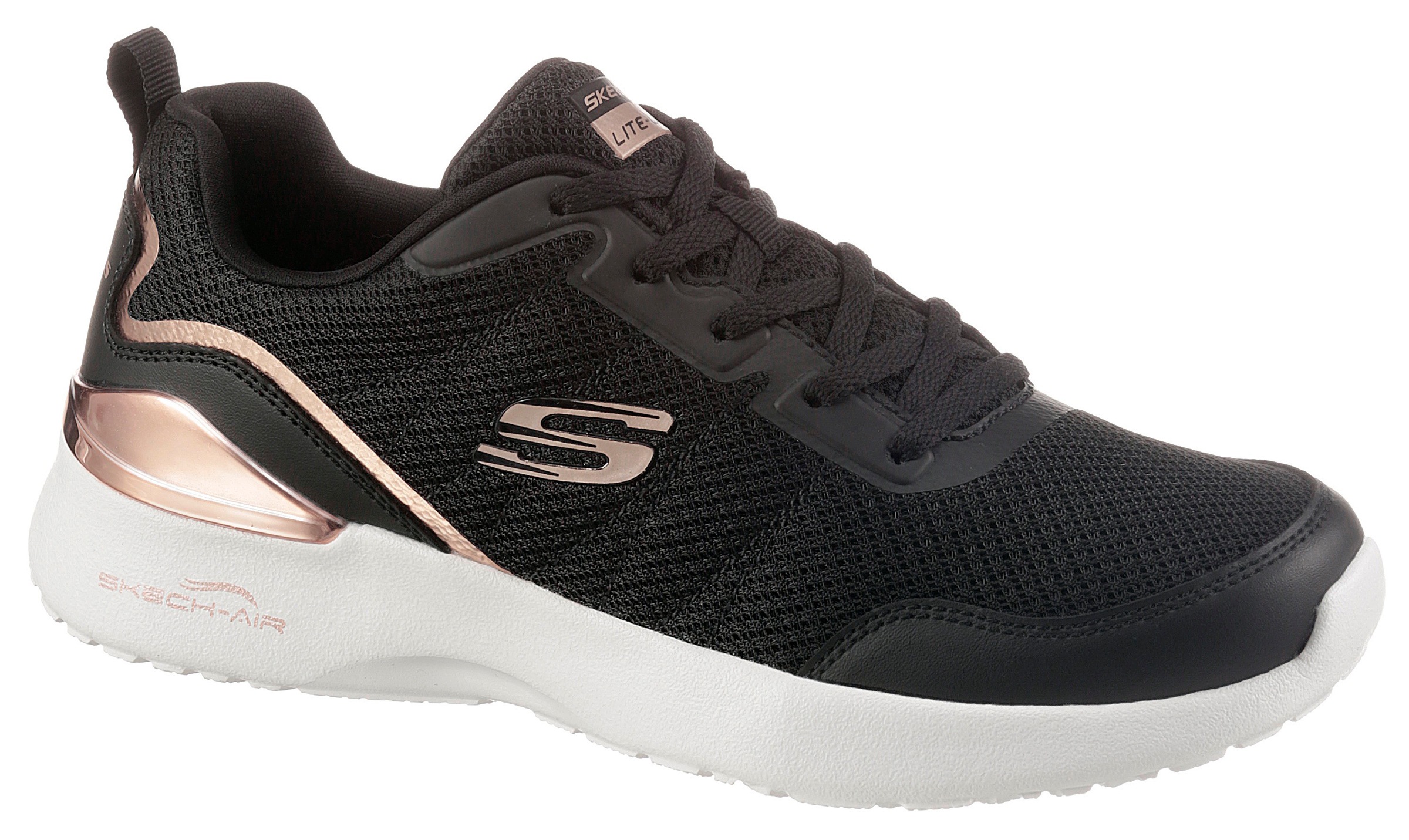 Skechers Sneaker "SKECH-AIR DYNAMIGHT", mit Metallic-Details, Freizeitschuh, Halbschuh, Schnürschuh