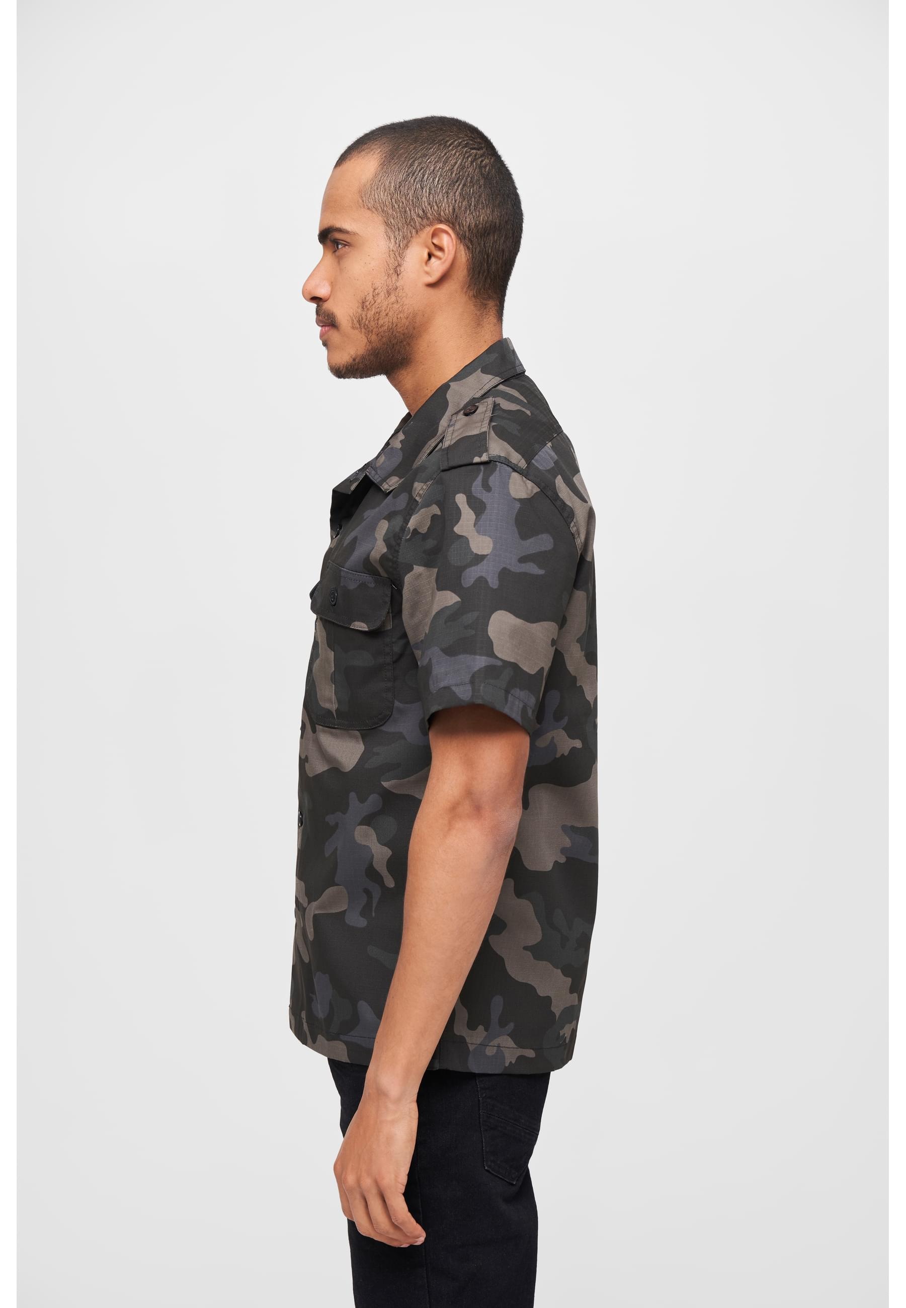 Brandit Langarmhemd »Brandit Herren US Shirt Ripstop shortsleeve«, (1 tlg.)