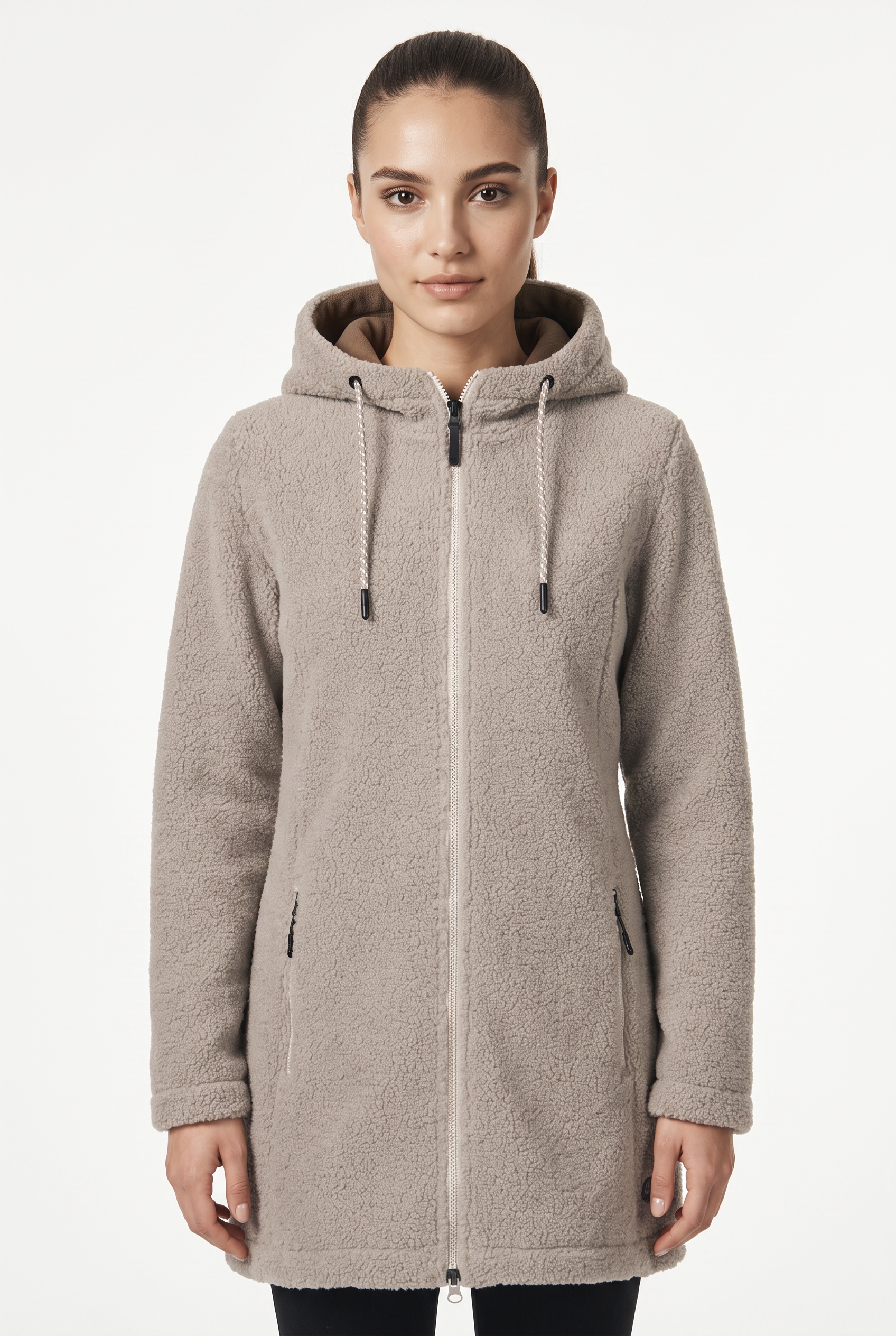 G.I.G.A. DX by killtec Strickfleecejacke "GW 41 WMN PRK" mit Kapuze mit 2-Wege-Reißverschluss, aus kuschelig weichem Material