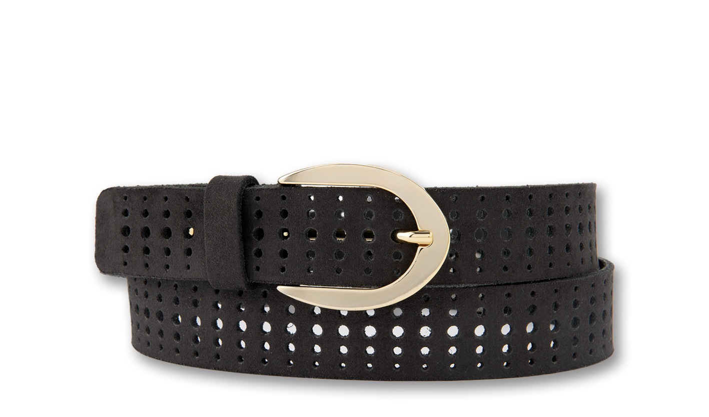 BERND GÖTZ Ledergürtel "Ledergürtel mit raffinierter Lochung für topmodisch günstig online kaufen