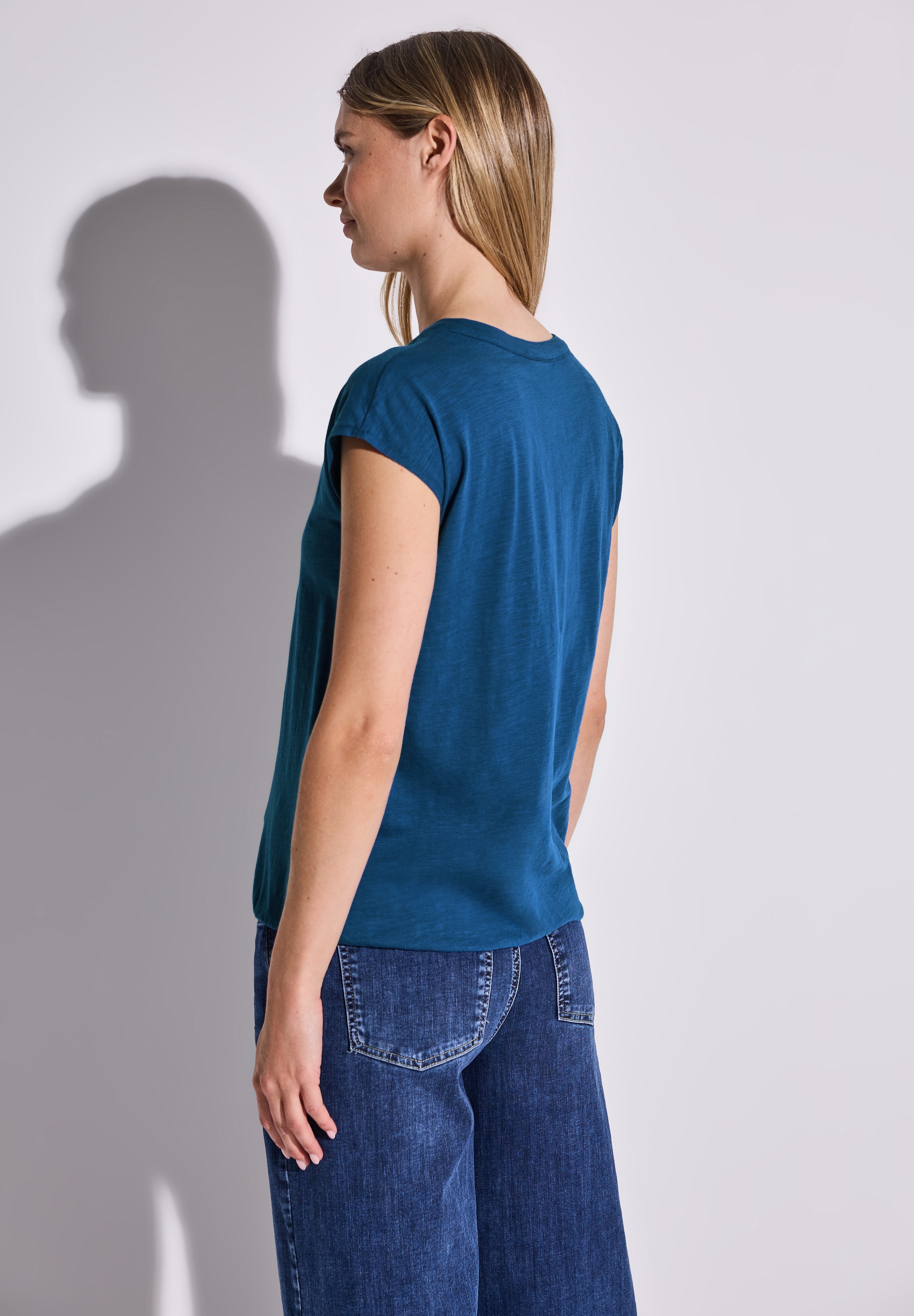 STREET ONE T-Shirt, aus reiner Baumwolle