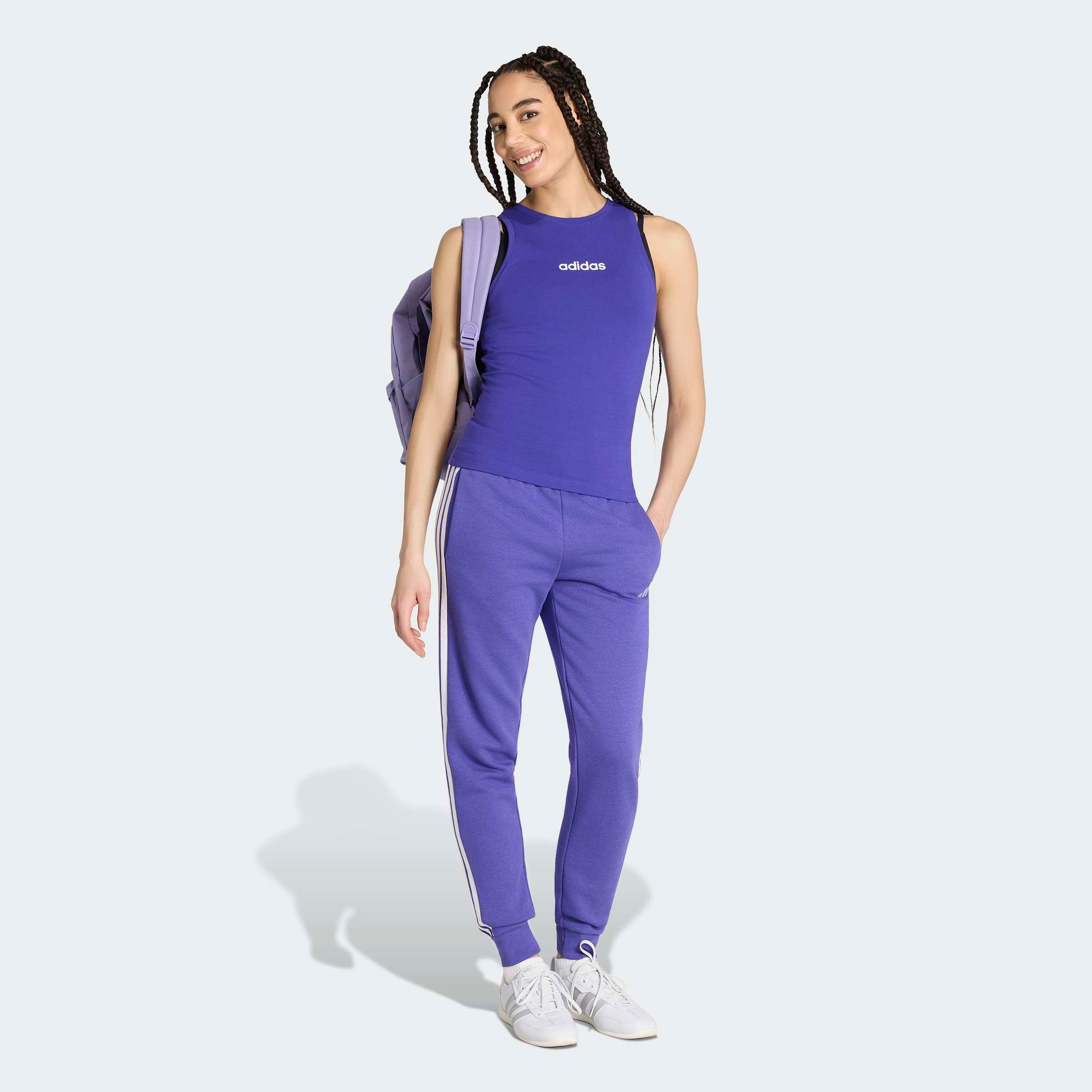 adidas Sportswear Sporthose »ESSENTIALS 3-STREIFEN, SCHMAL GESCHNITTEN«  schmal geschnitten, für vielseitige Aktivitäten, aus Baumwollmix