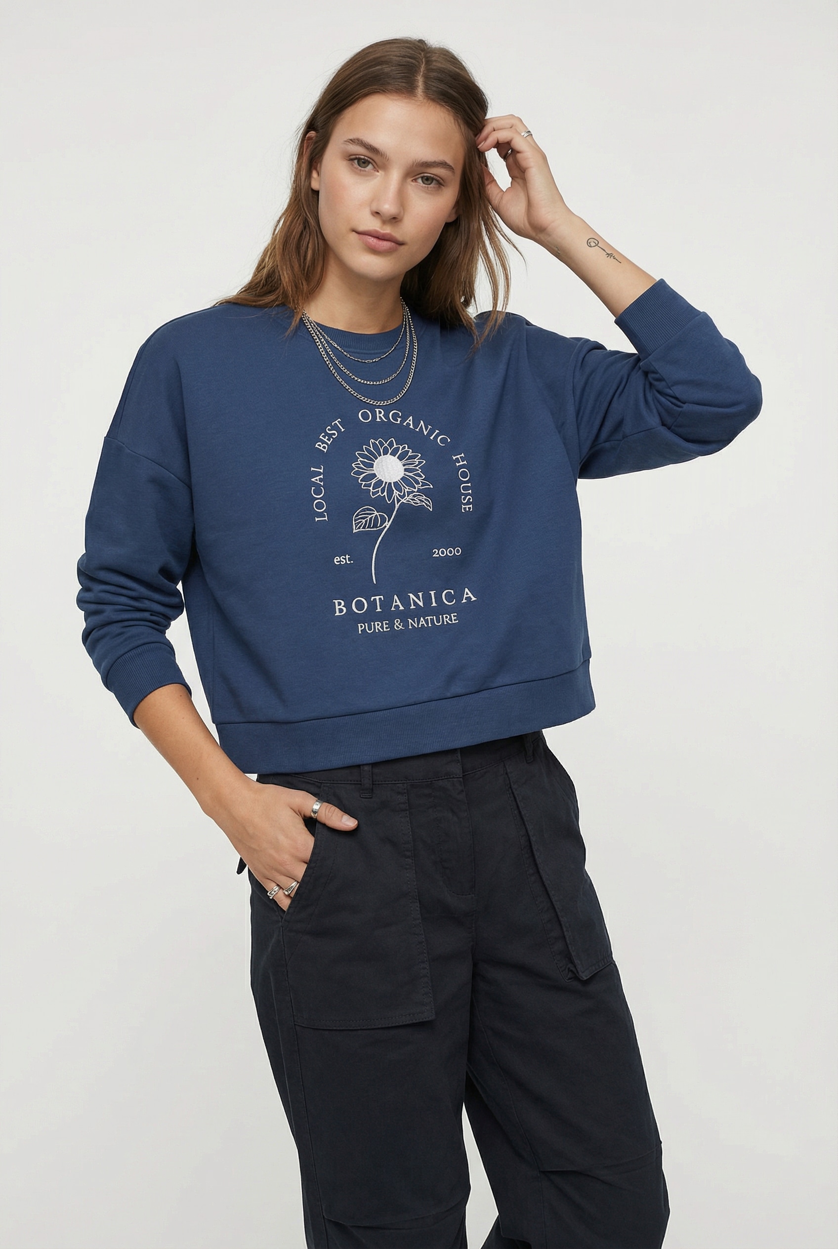 Vero Moda Sweatshirt "VMULLA TRINA LS SWEAT BOX JRS", mit Print günstig online kaufen